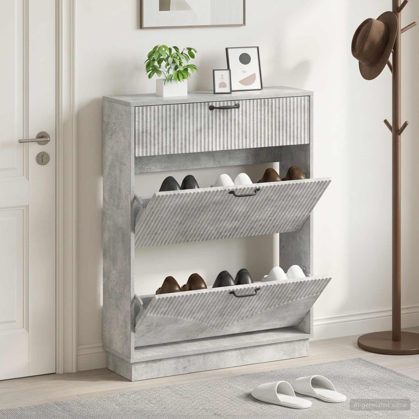 Mobile per scarpe HOORN 78 x 24 x 100 cm Legno ingegnerizzato