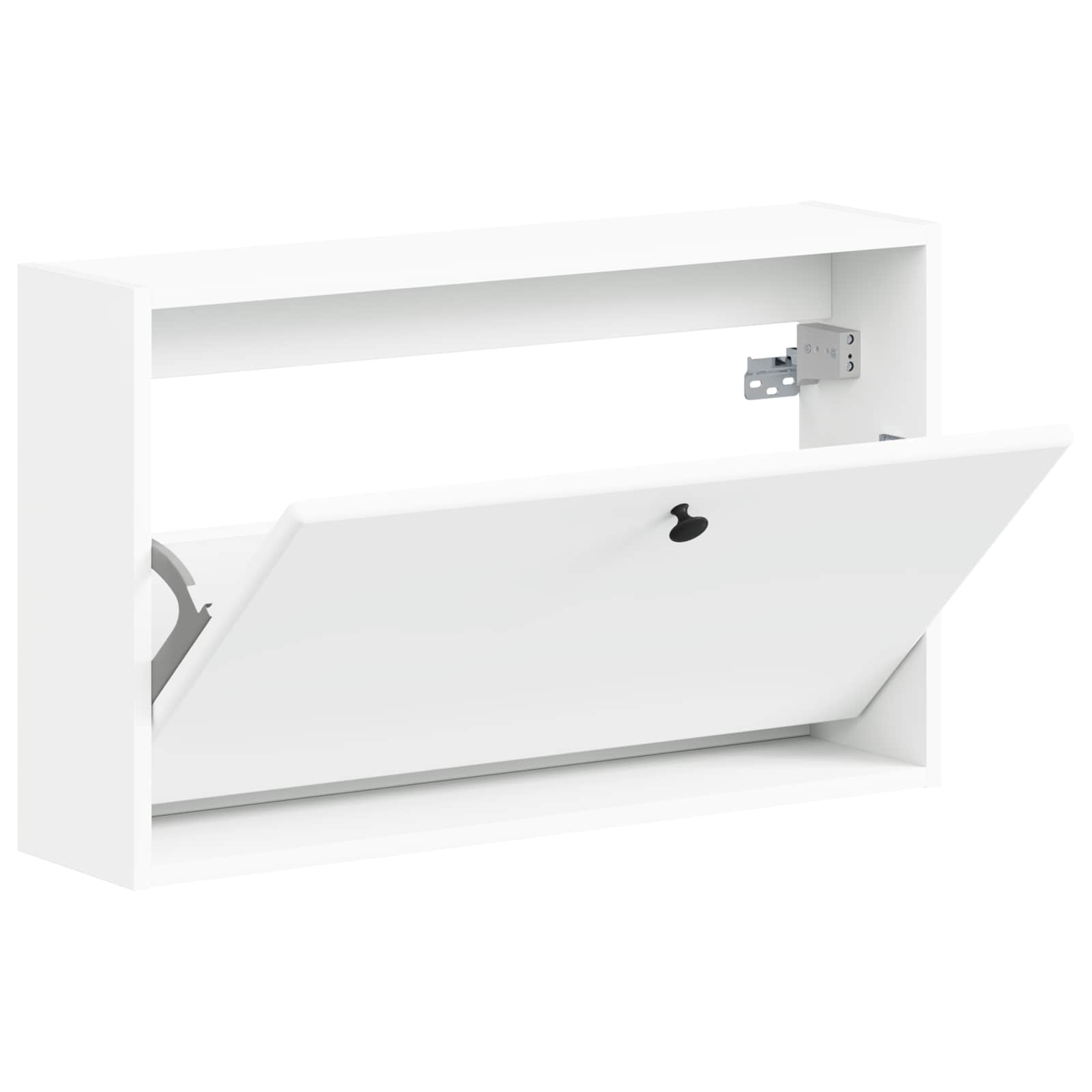 Mobiletto per Scarpe da Muro BREDA 71 x 17 x 43 cm Bianco