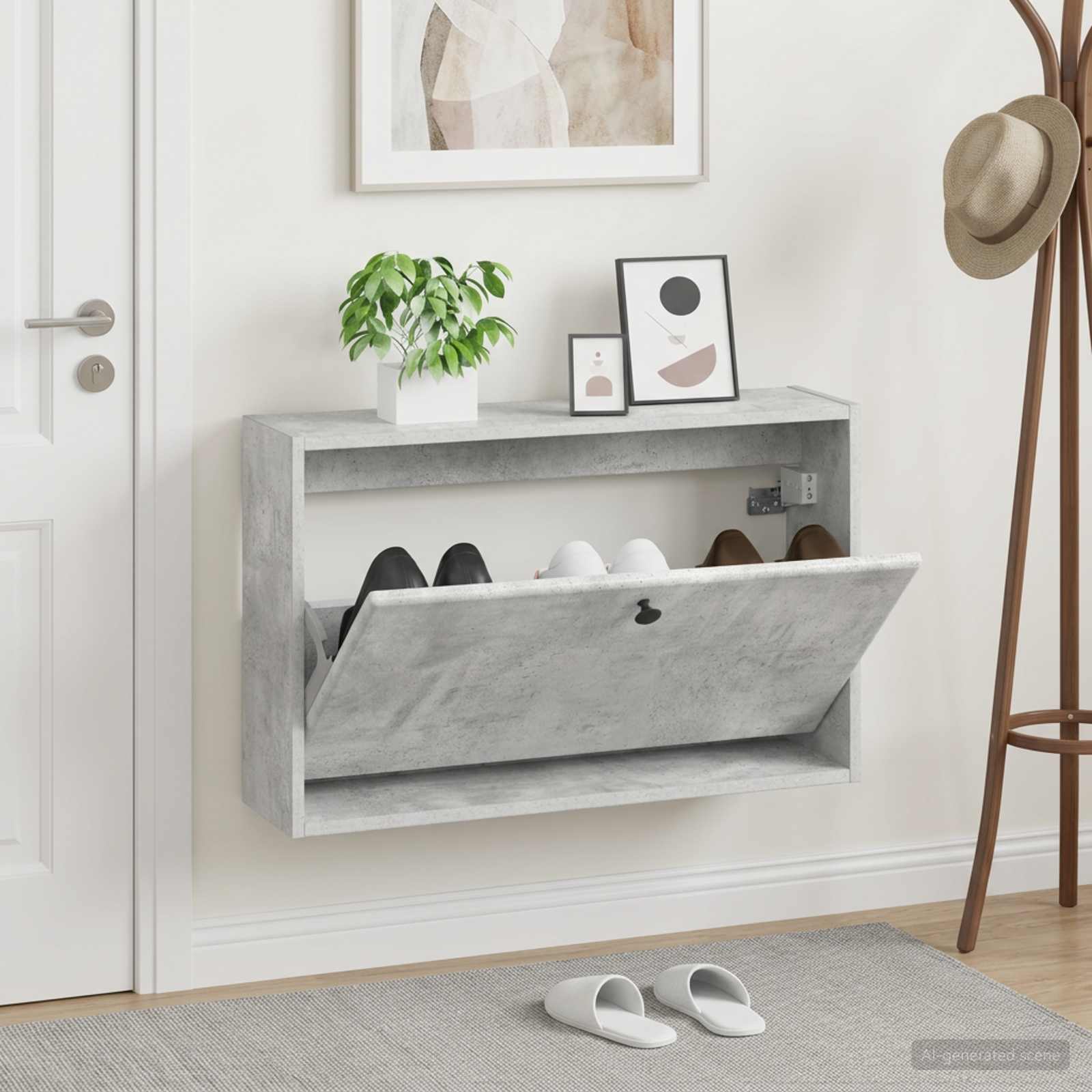 Mobiletto per Scarpe da Muro BREDA 71 x 17 x 43 cm