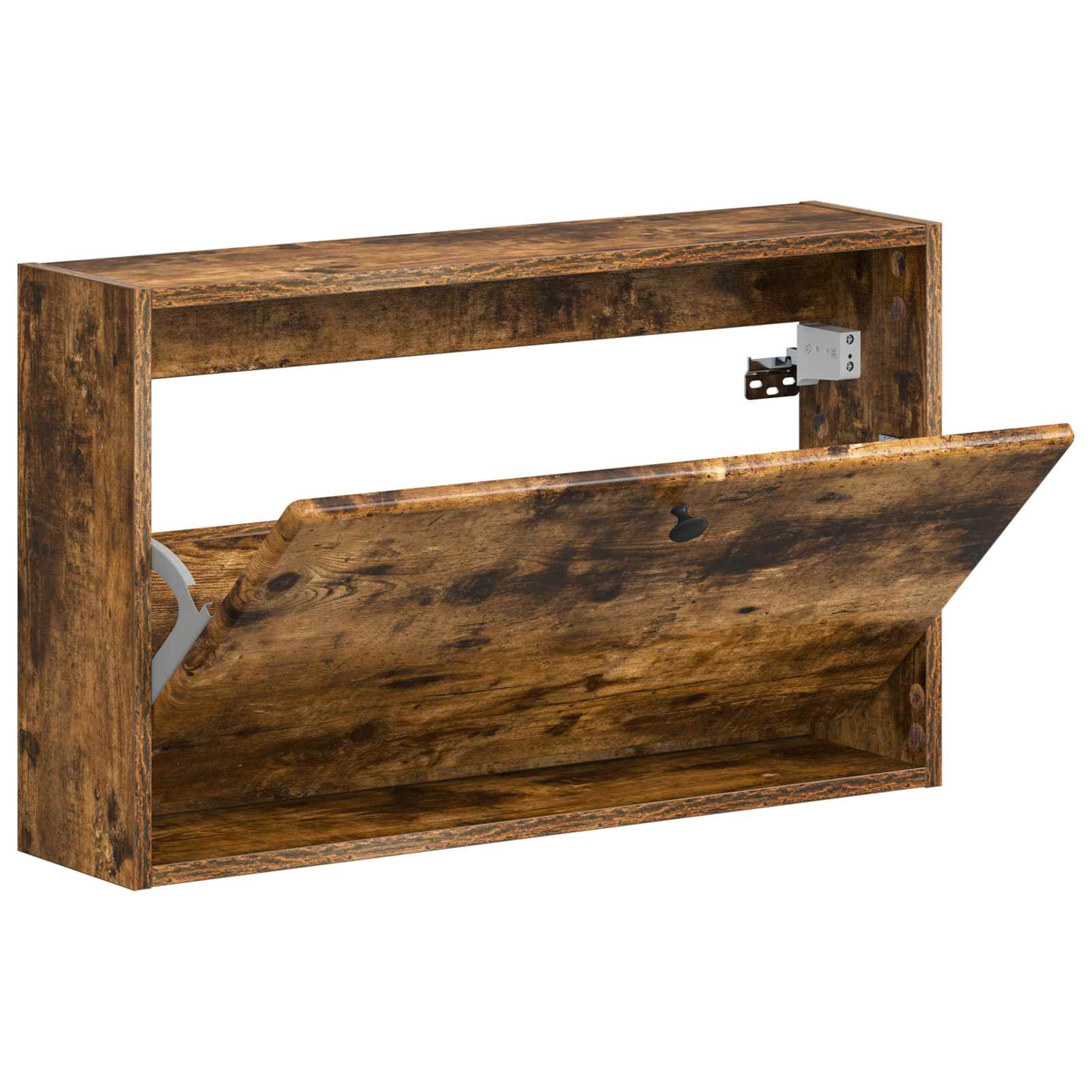 Mobiletto per Scarpe da Muro BREDA 71 x 17 x 43 cm Rovere Fumo