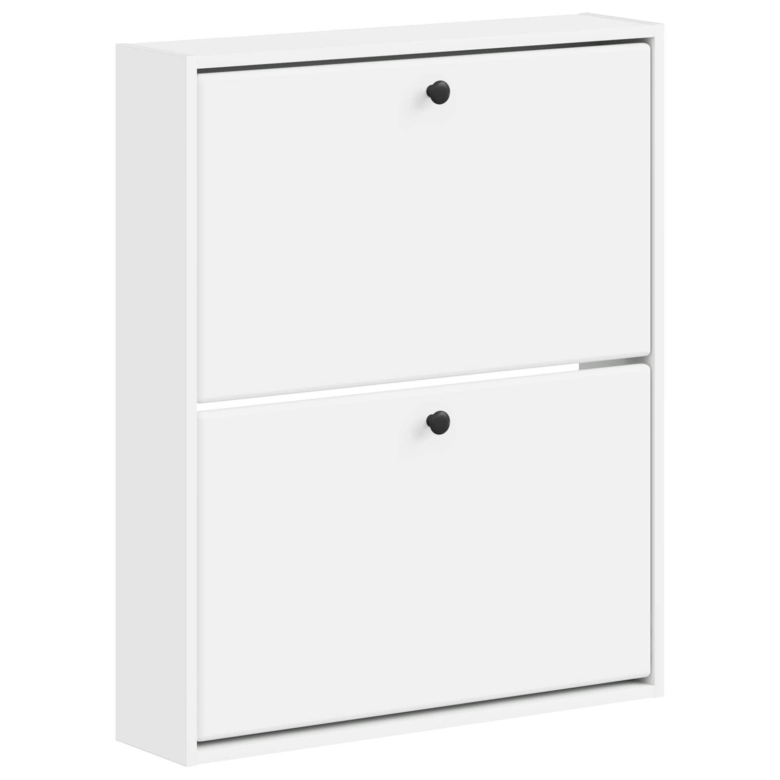 Mobiletto per Scarpe da Muro BREDA 71 x 17 x 86 cm Bianco