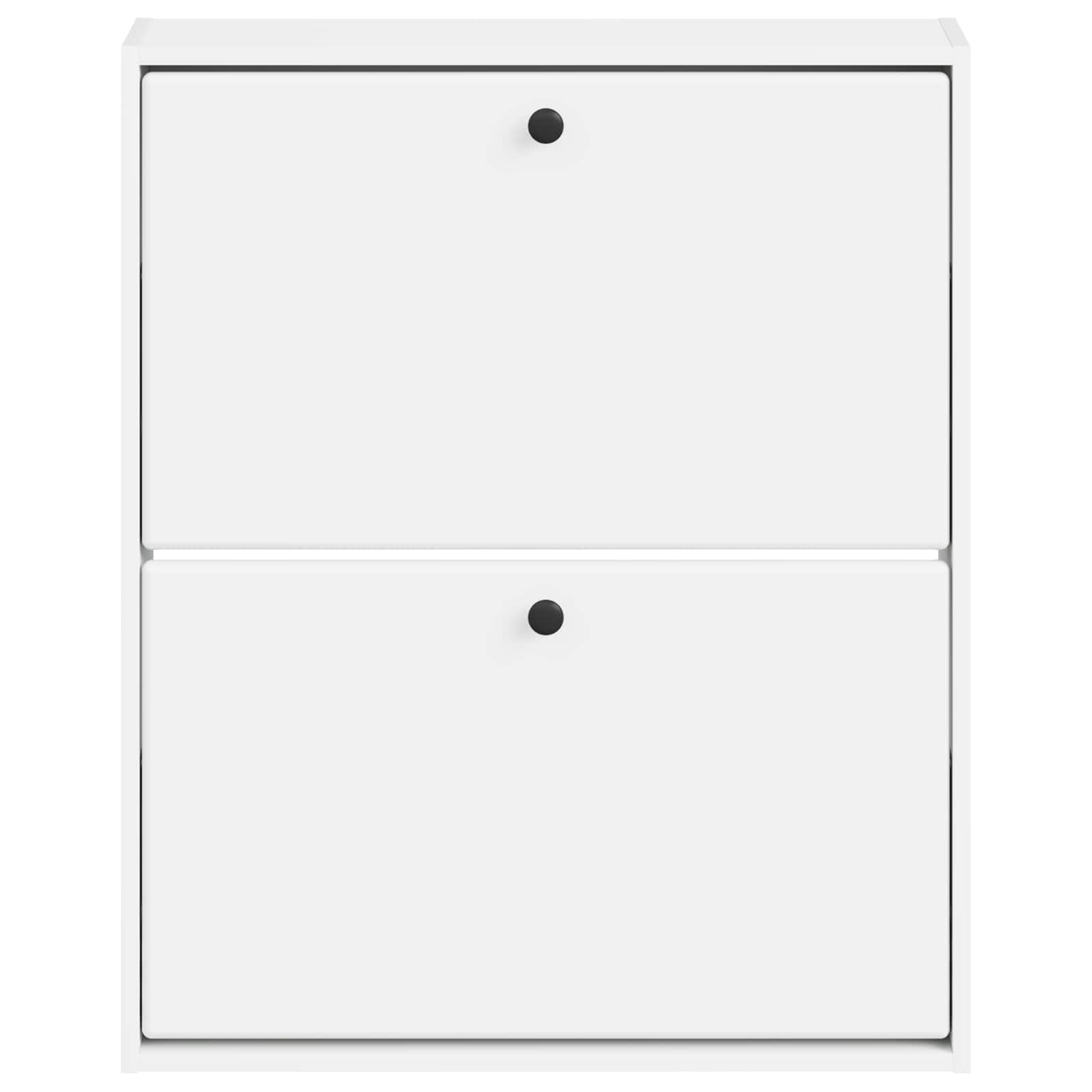 Mobiletto per Scarpe da Muro BREDA 71 x 17 x 86 cm Bianco