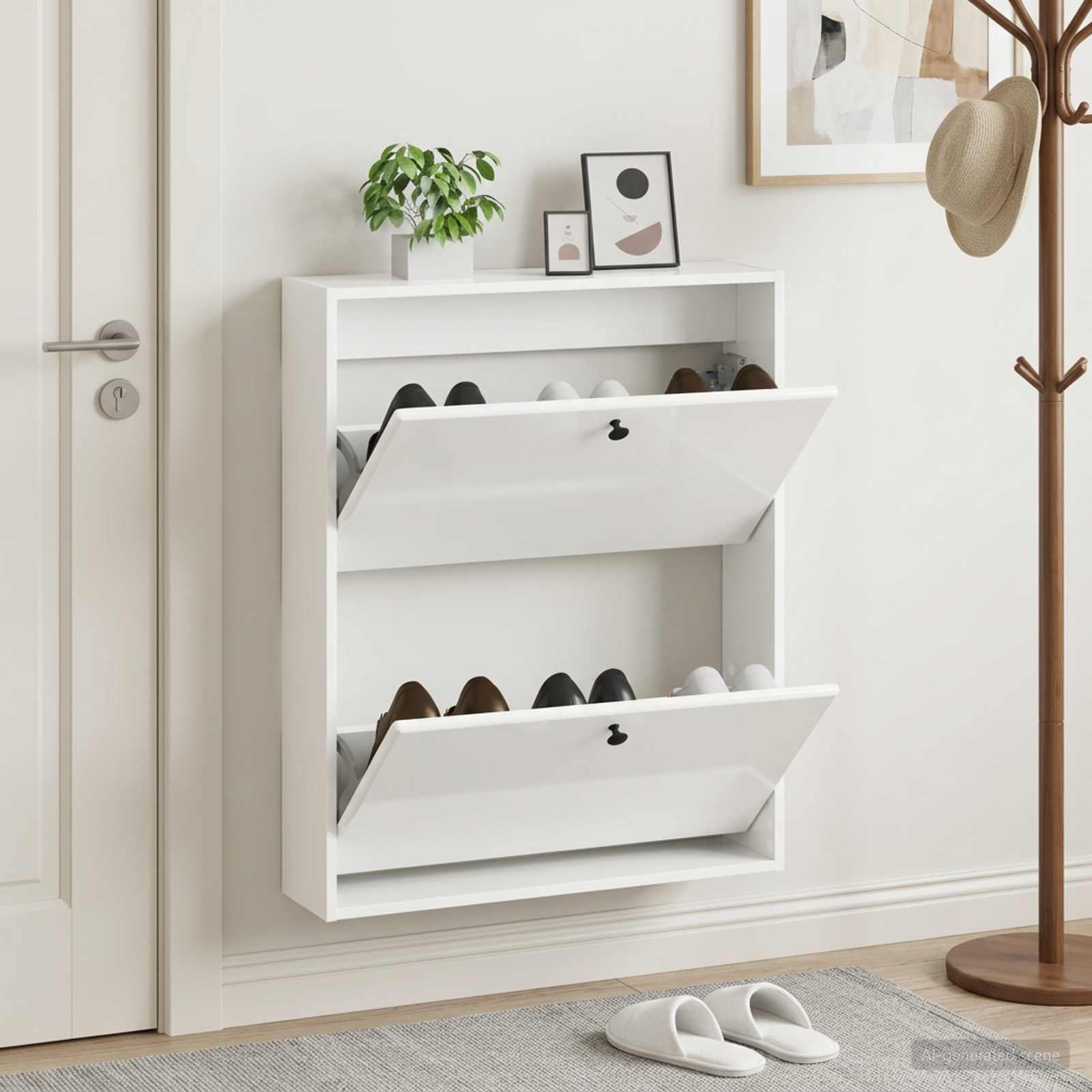 Mobiletto per Scarpe da Muro BREDA 71 x 17 x 86 cm