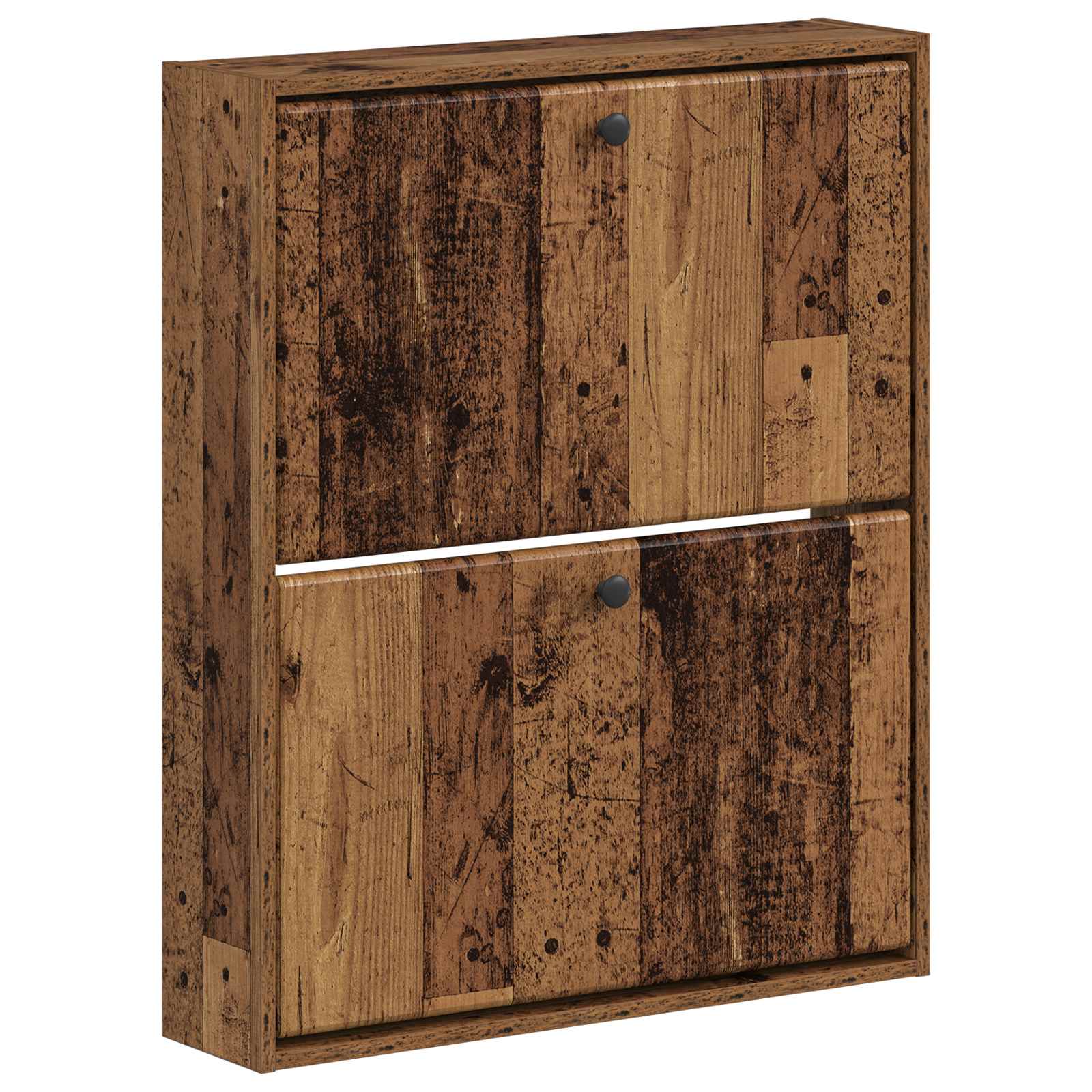 Mobiletto per Scarpe da Muro BREDA 71 x 17 x 86 cm Legno antico
