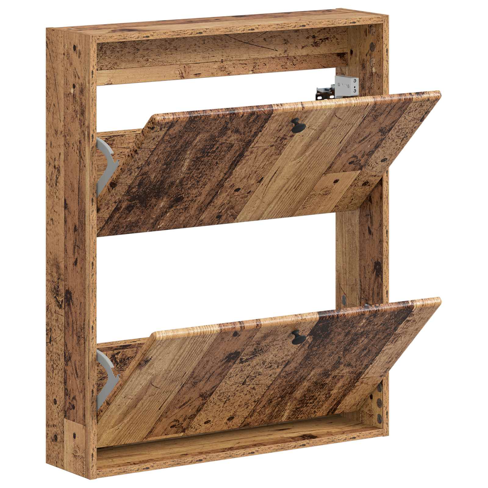Mobiletto per Scarpe da Muro BREDA 71 x 17 x 86 cm Legno antico