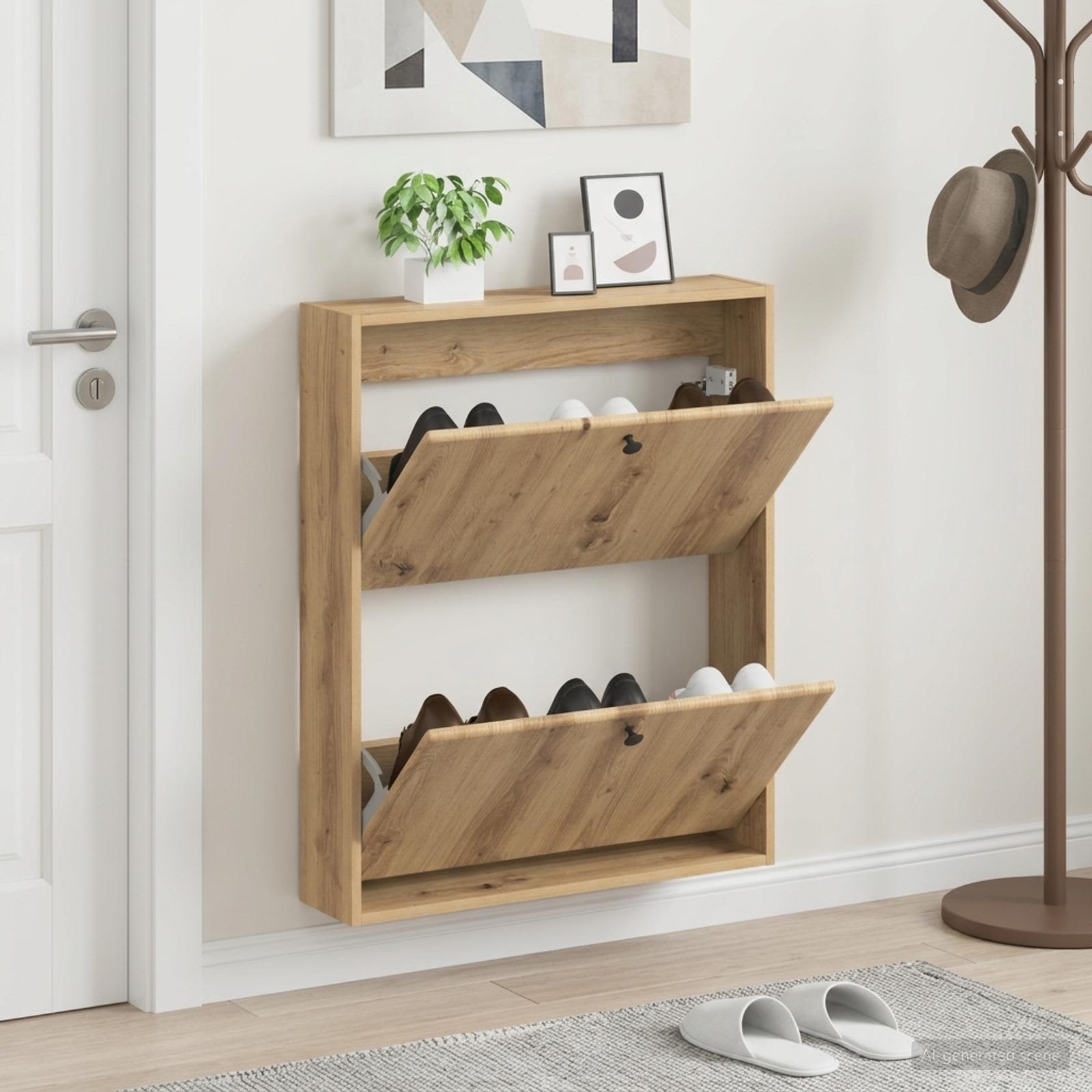 Mobiletto per Scarpe da Muro BREDA 71 x 17 x 86 cm