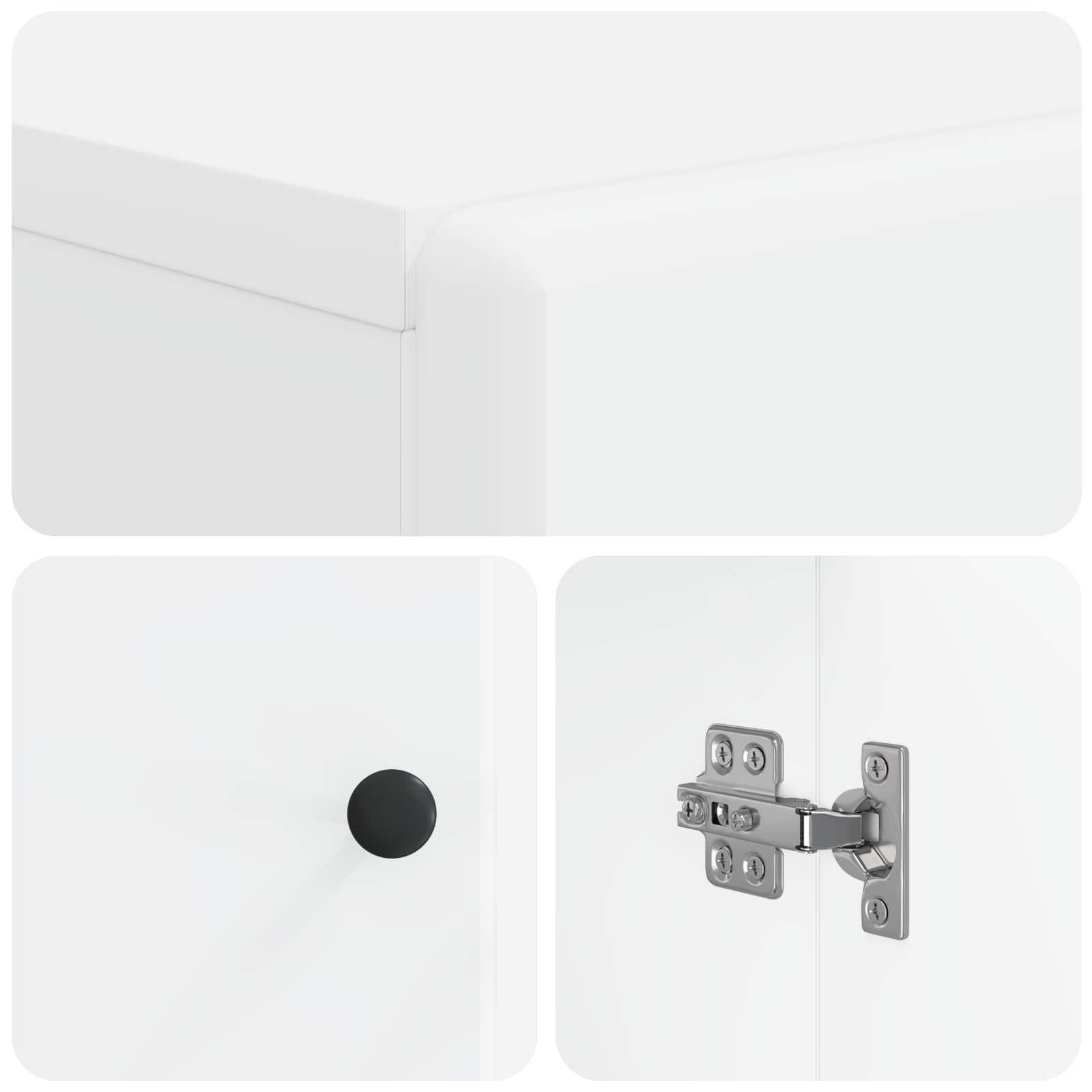 Mobile per scarpe BREDA 59,5 x 39,5 x 90 cm Bianco