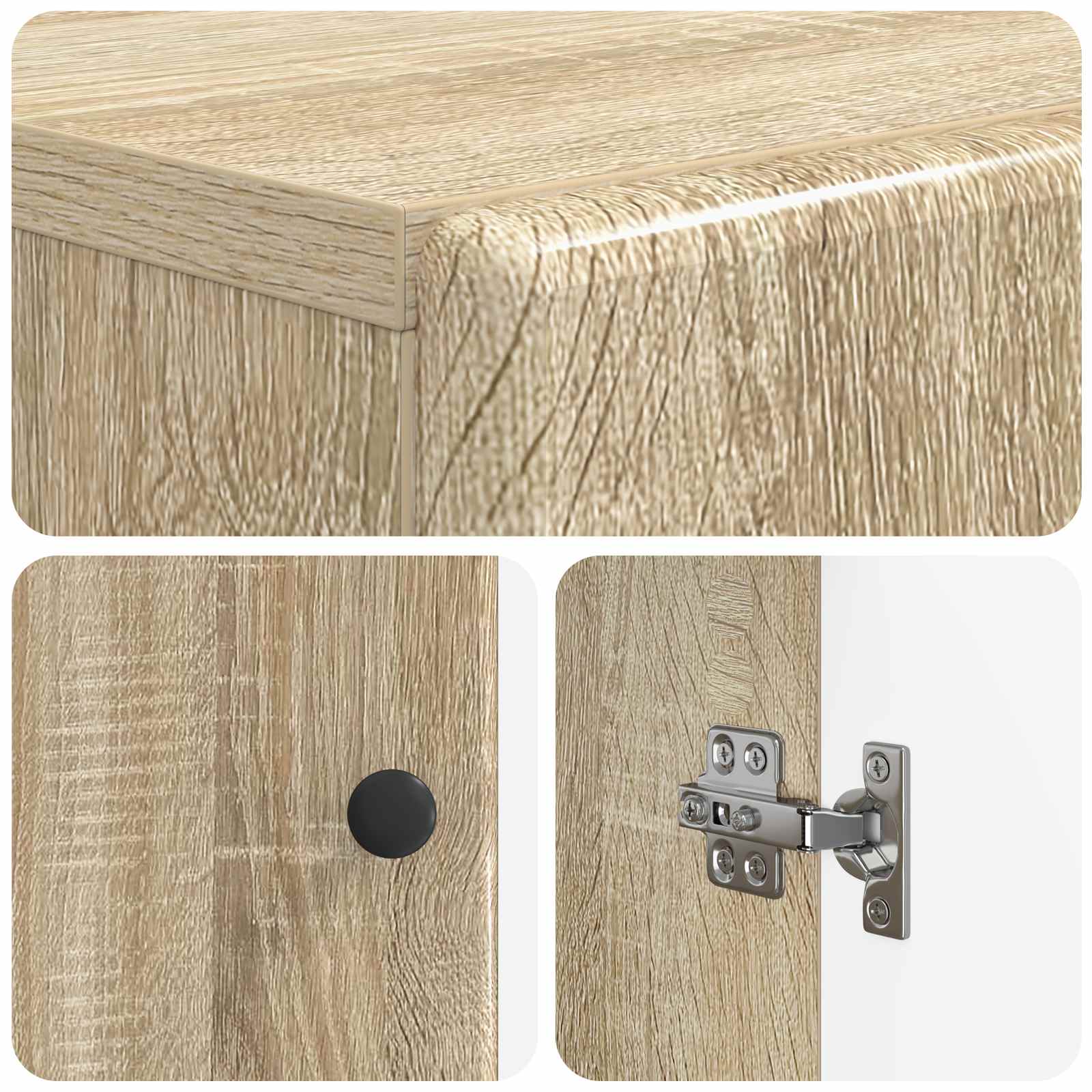 Mobile per scarpe BREDA 59,5 x 39,5 x 90 cm Rovere Sonoma