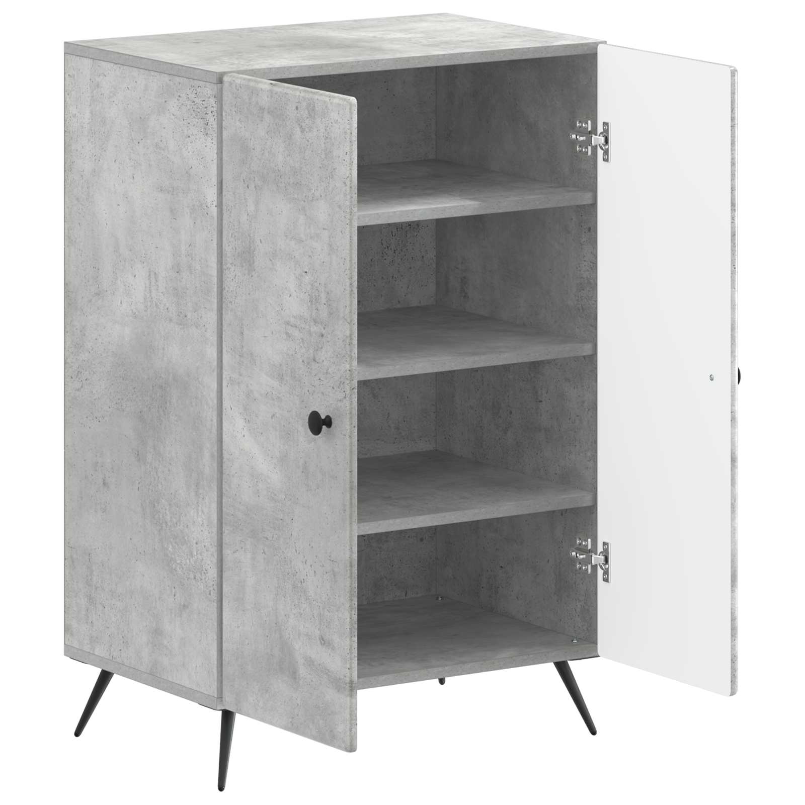 Mobile per scarpe BREDA 59,5 x 39,5 x 90 cm Grigio Cemento