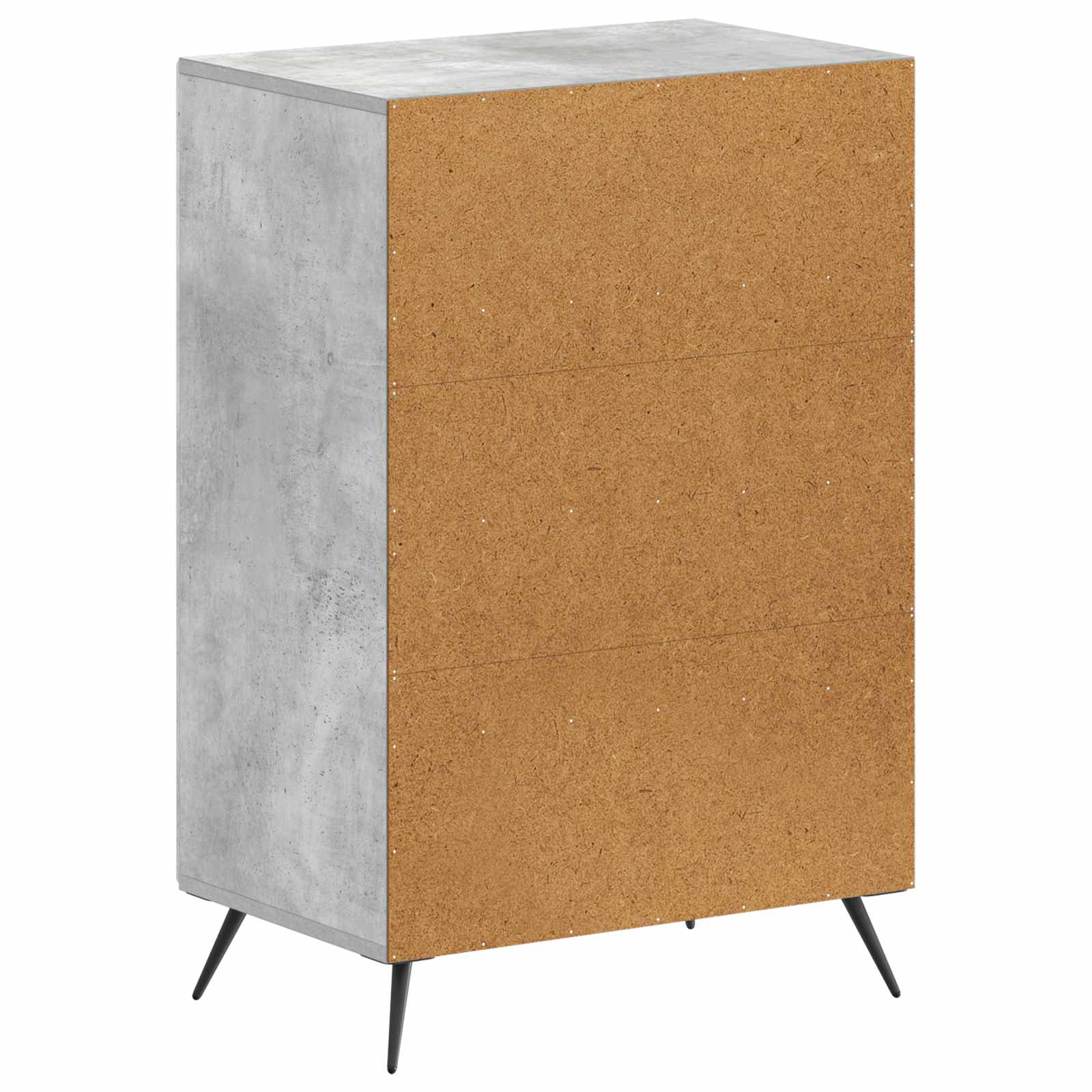Mobile per scarpe BREDA 59,5 x 39,5 x 90 cm Grigio Cemento