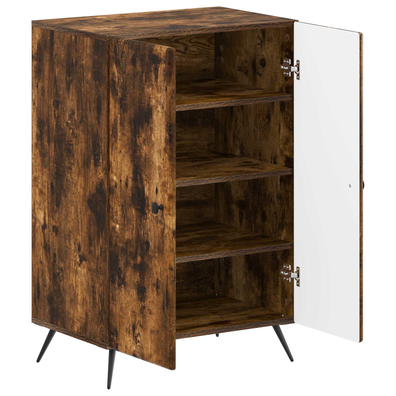 Mobile per scarpe BREDA 59,5 x 39,5 x 90 cm Rovere Fumo