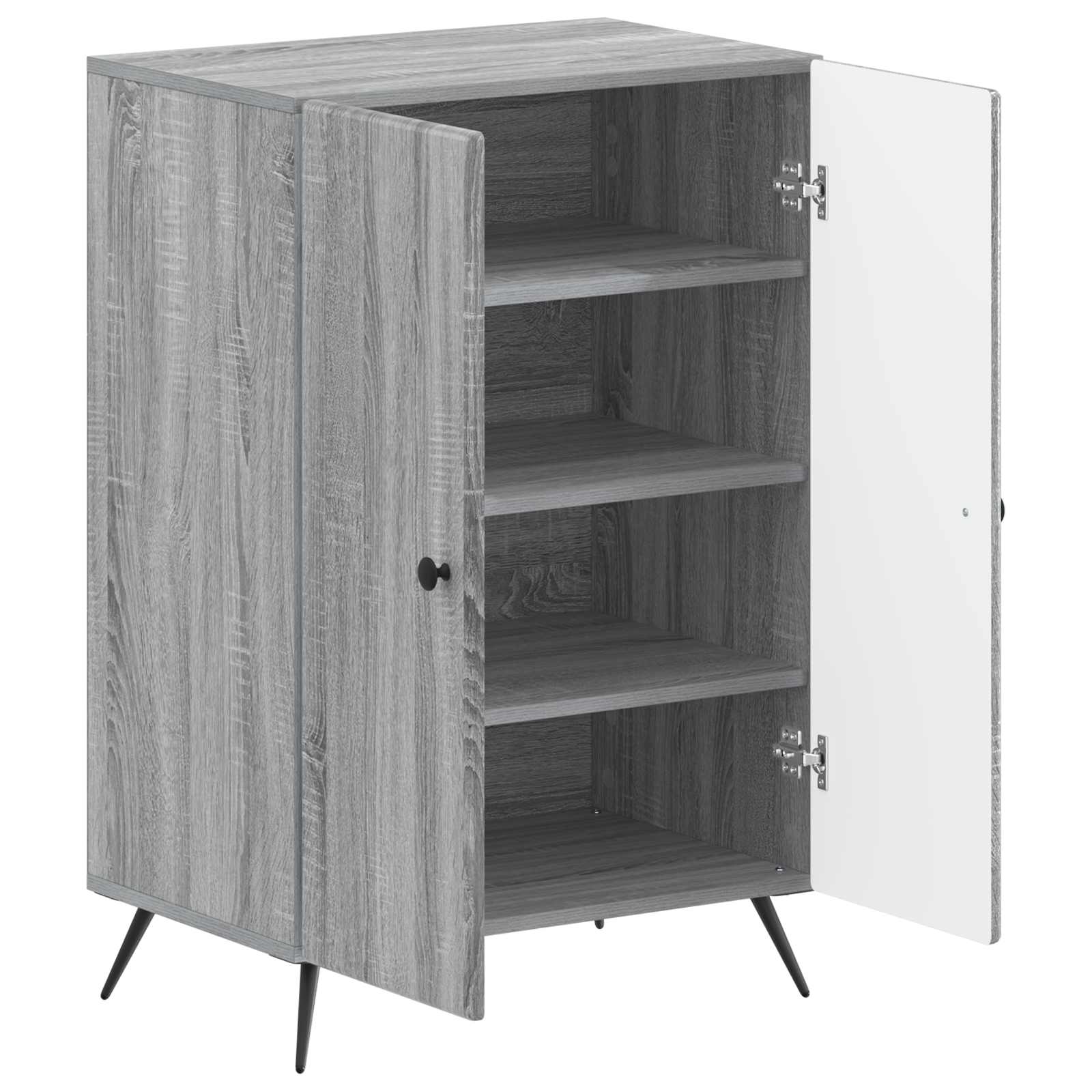 Mobile per scarpe BREDA 59,5 x 39,5 x 90 cm Sonoma grigio