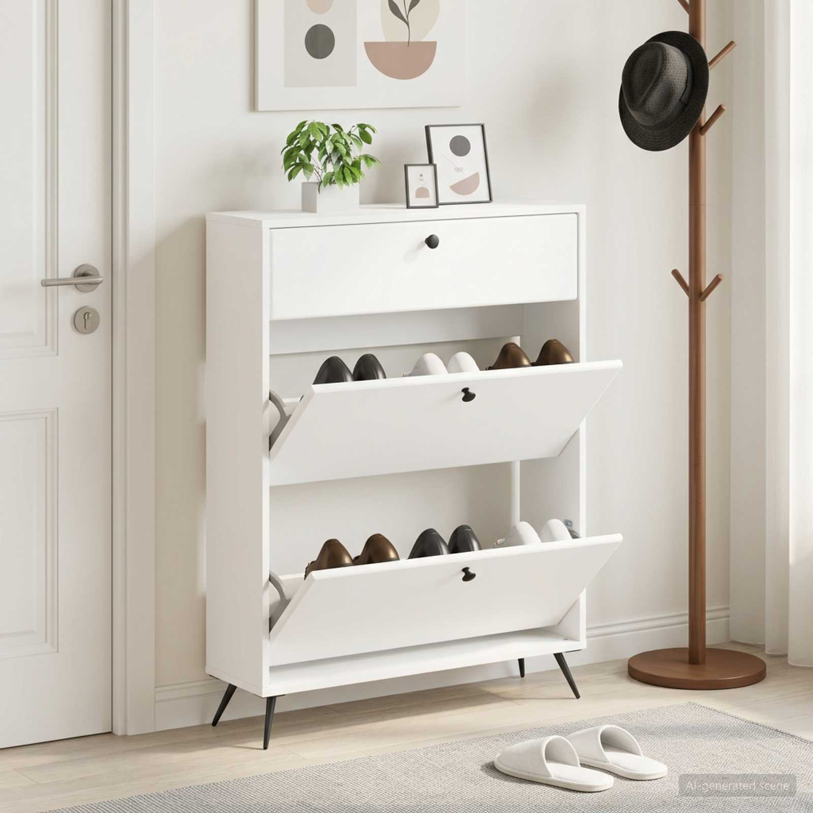 Mobile per scarpe BREDA 78 x 24 x 103 cm Legno ingegnerizzato