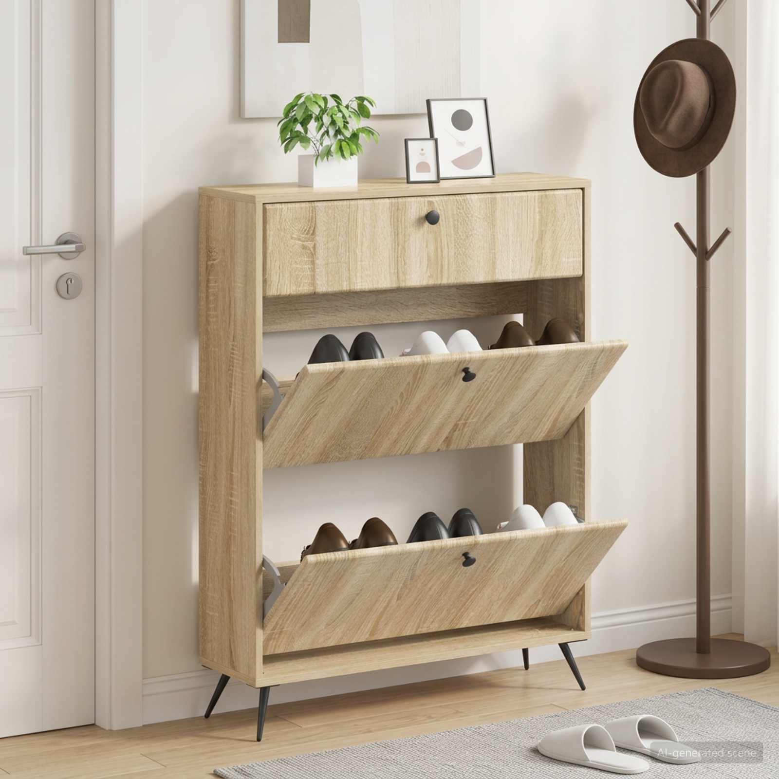 Mobile per scarpe BREDA 78 x 24 x 103 cm Legno ingegnerizzato