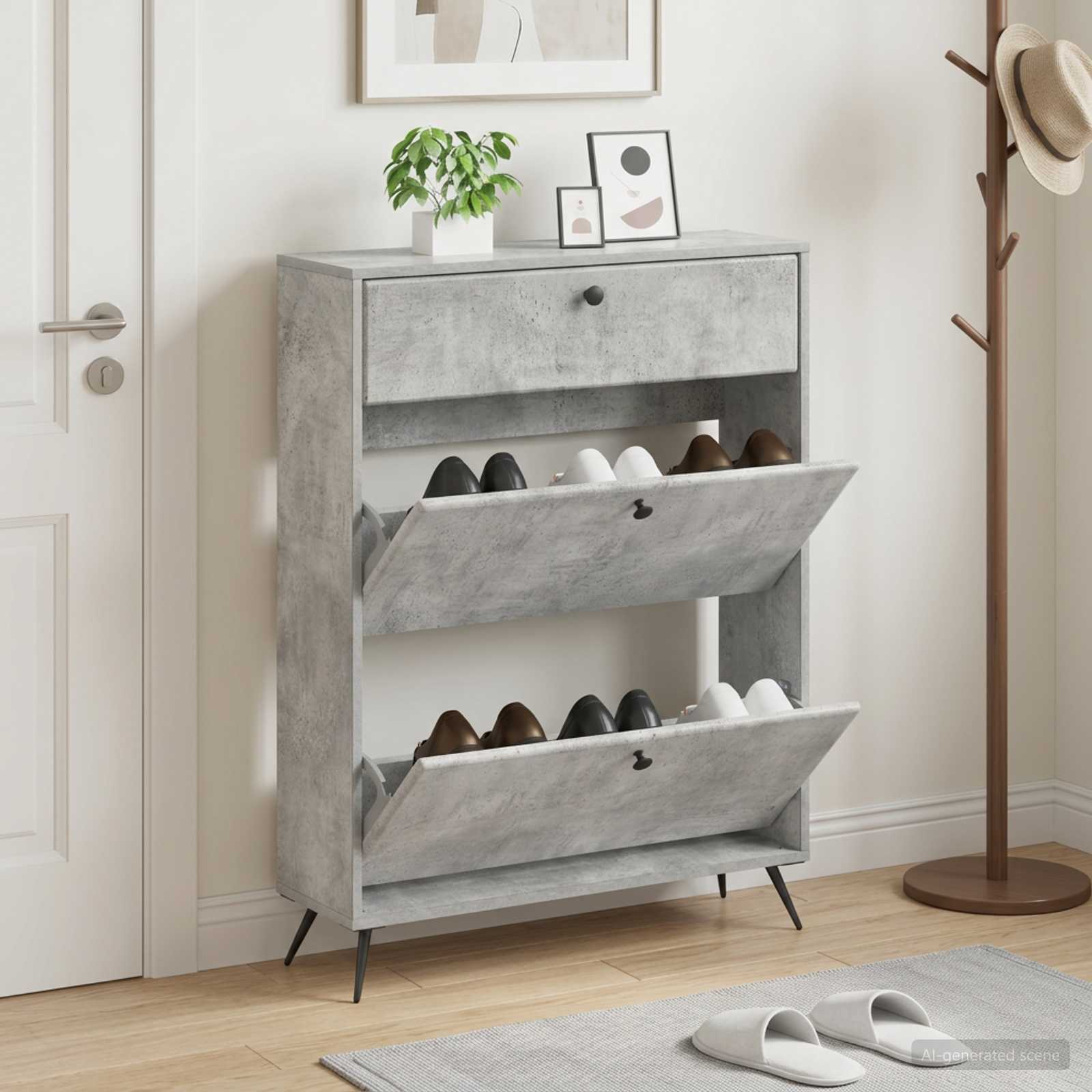 Mobile per scarpe BREDA 78 x 24 x 103 cm Legno ingegnerizzato