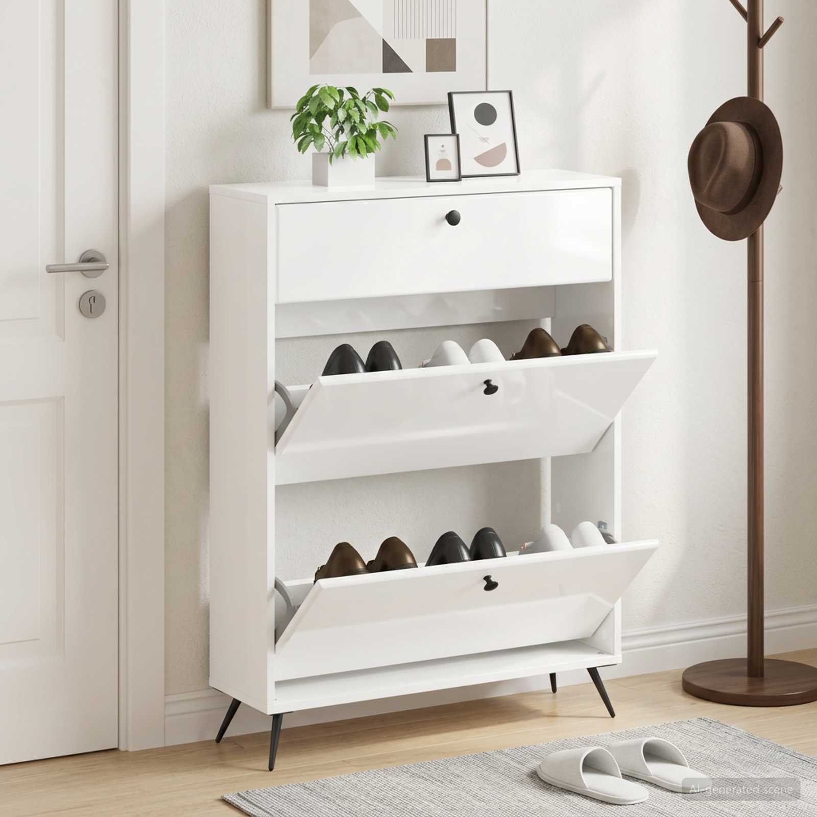 Mobile per scarpe BREDA 78 x 24 x 103 cm Legno ingegnerizzato