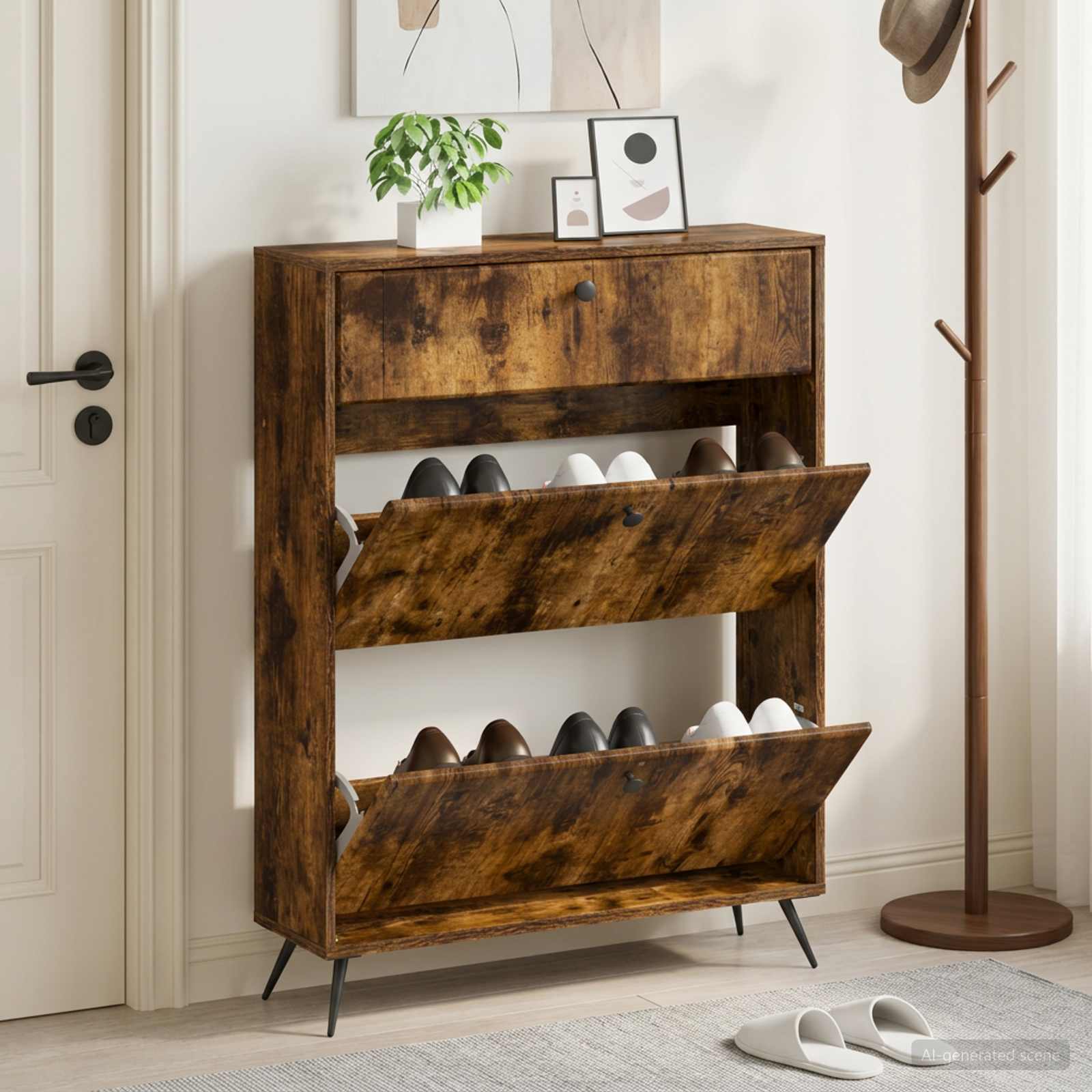 Mobile per scarpe BREDA 78 x 24 x 103 cm Legno ingegnerizzato