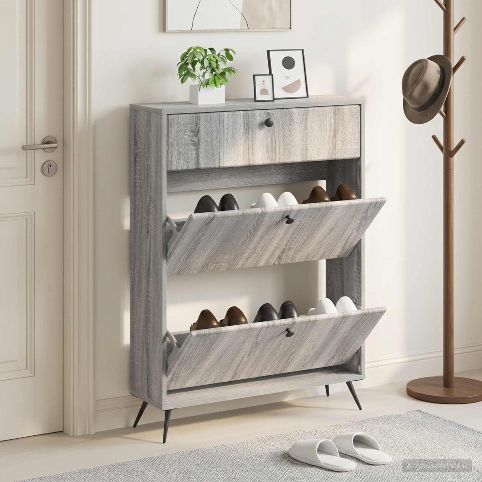 Mobile per scarpe BREDA 78 x 24 x 103 cm Legno ingegnerizzato