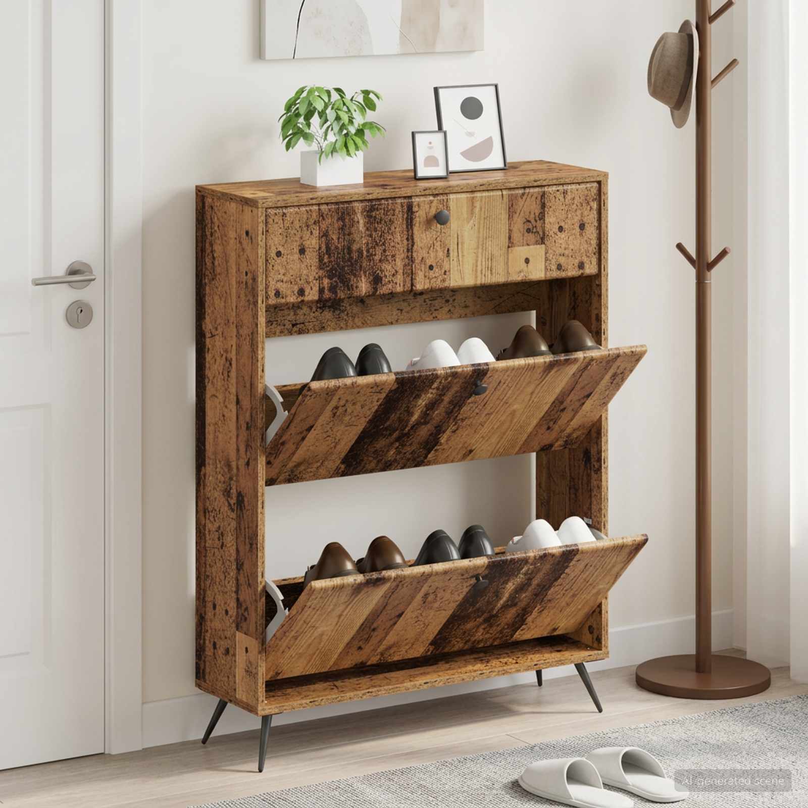 Mobile per scarpe BREDA 78 x 24 x 103 cm Legno ingegnerizzato