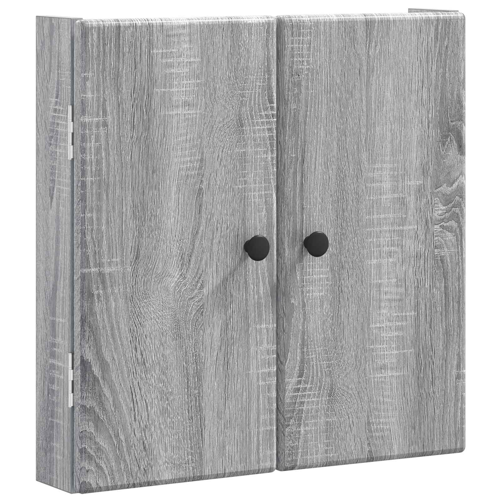 Armadio per Dartboard BREDA Sonoma grigio 52,5 x 10,5 x 53,5 cm