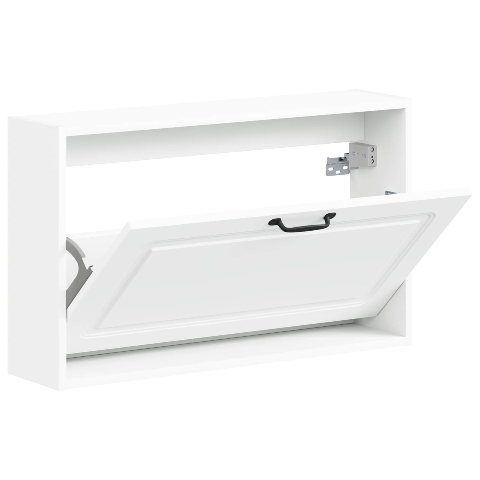 Mobiletto per Scarpe da Muro UTRECHT 71 x 17 x 43 cm Bianco