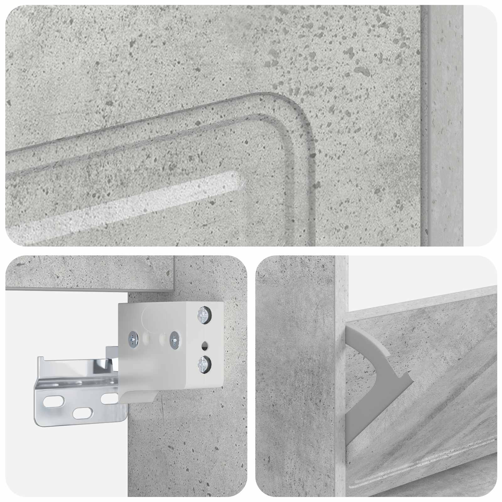 Mobiletto per Scarpe da Muro UTRECHT 71 x 17 x 43 cm