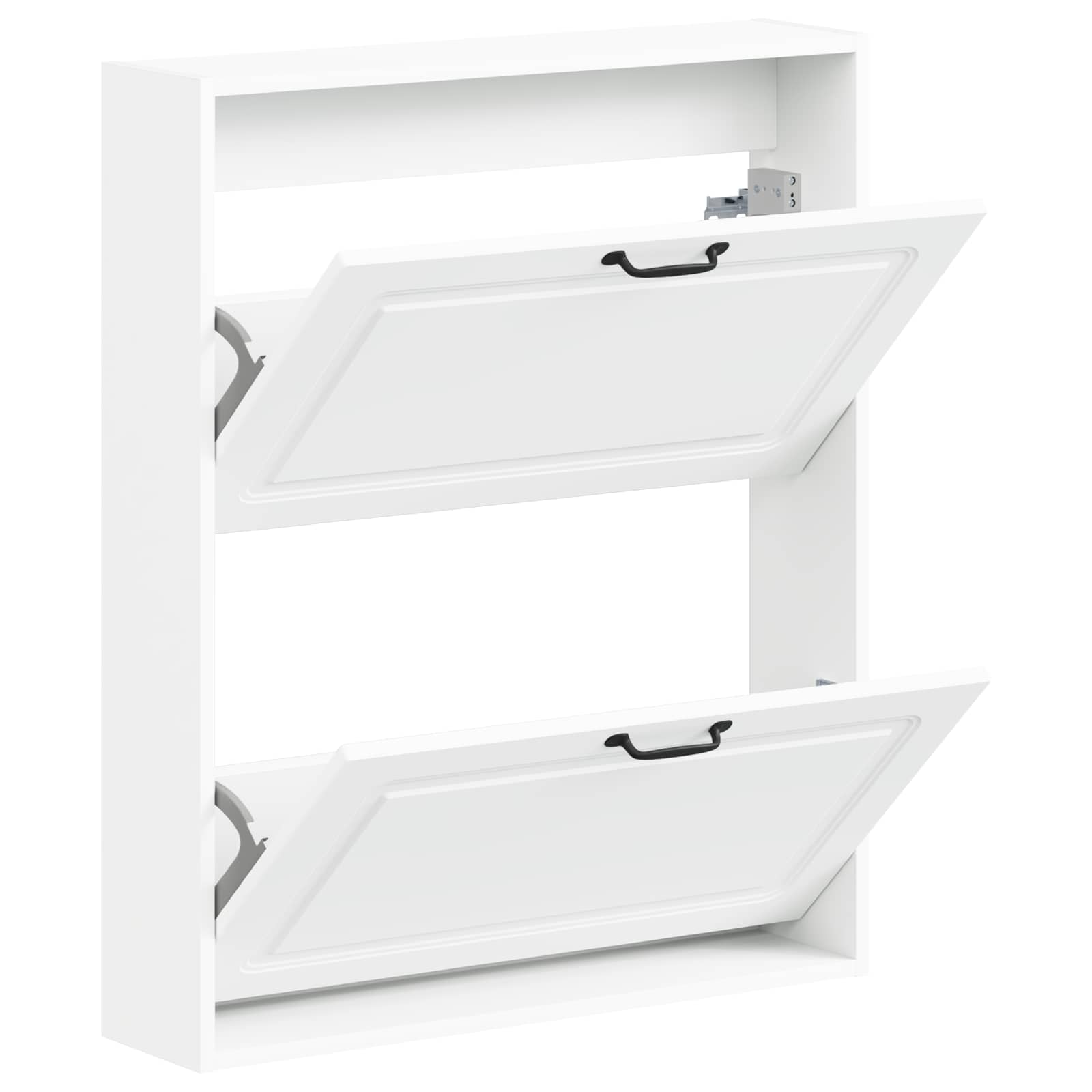 Mobiletto per Scarpe da Muro UTRECHT 71 x 17 x 86 cm Bianco