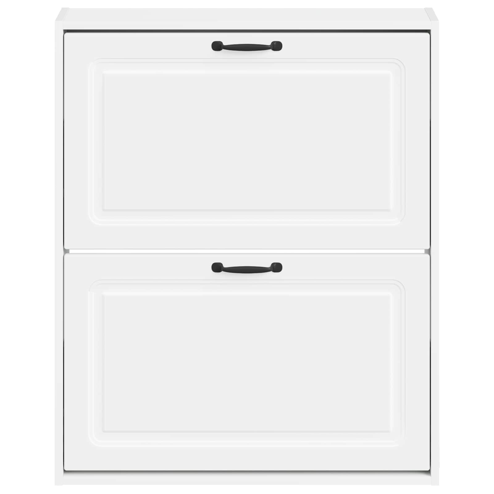 Mobiletto per Scarpe da Muro UTRECHT 71 x 17 x 86 cm Bianco
