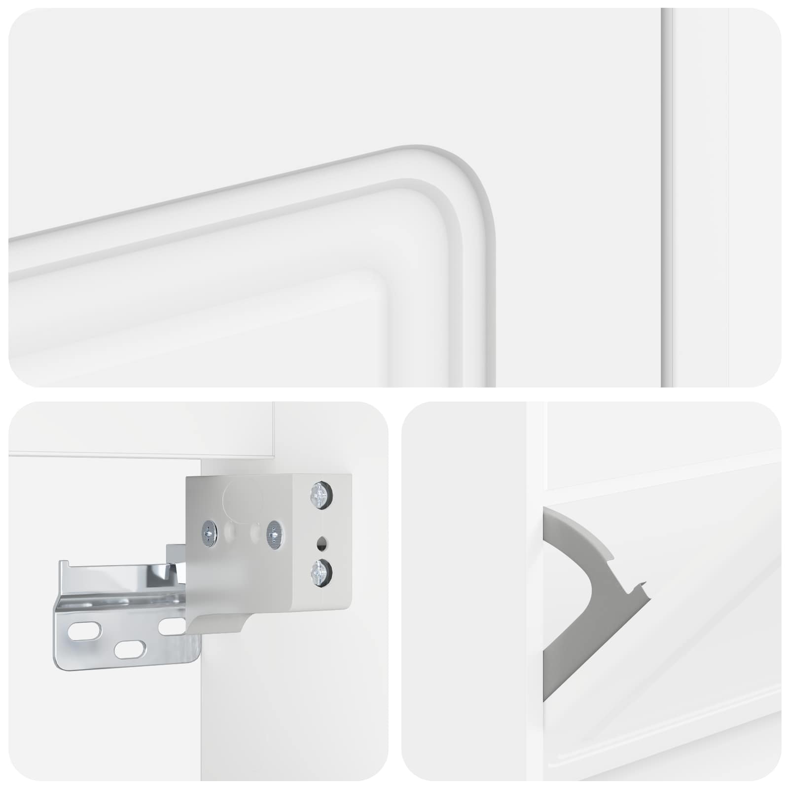 Mobiletto per Scarpe da Muro UTRECHT 71 x 17 x 86 cm Bianco