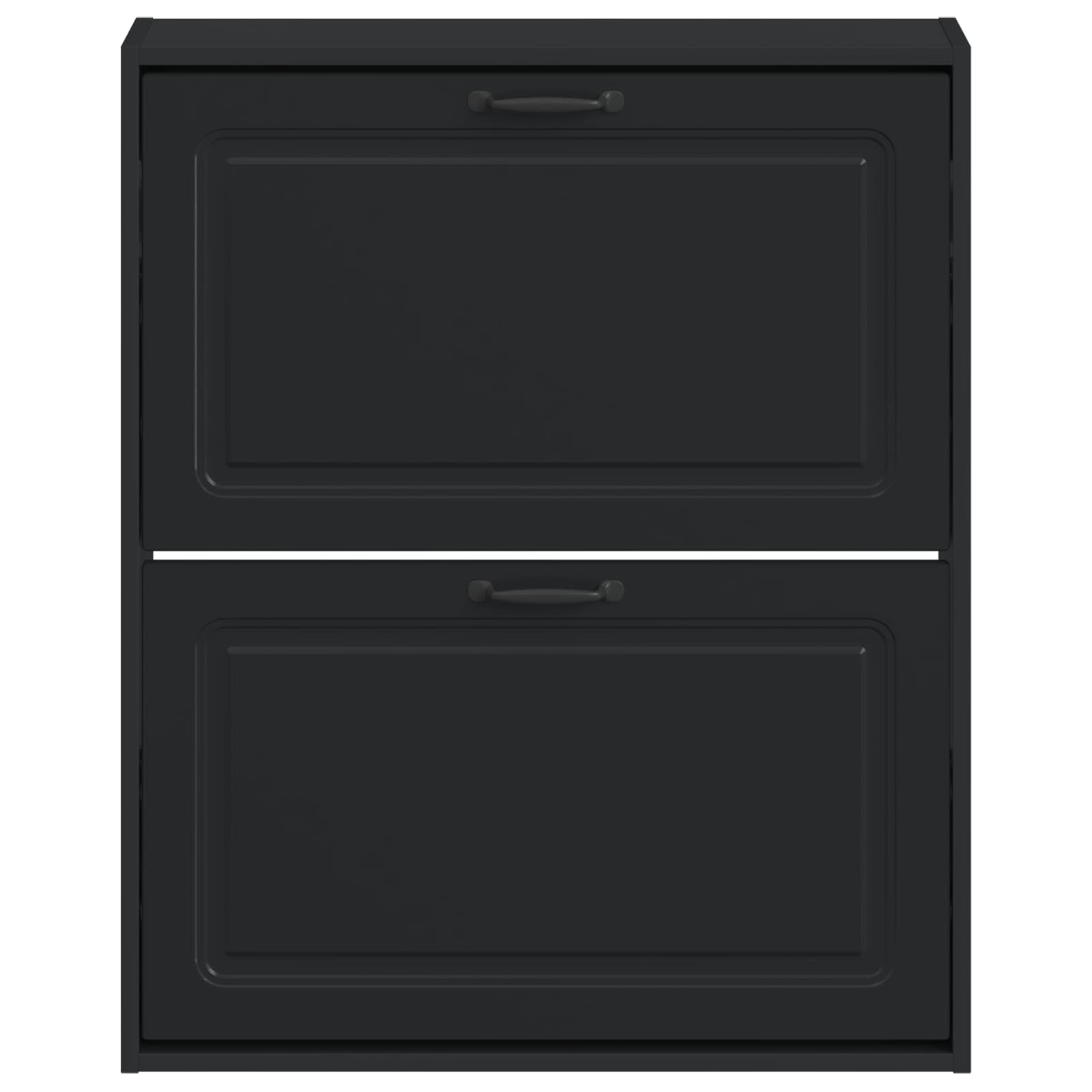 Mobiletto per Scarpe da Muro UTRECHT 71 x 17 x 86 cm Nero