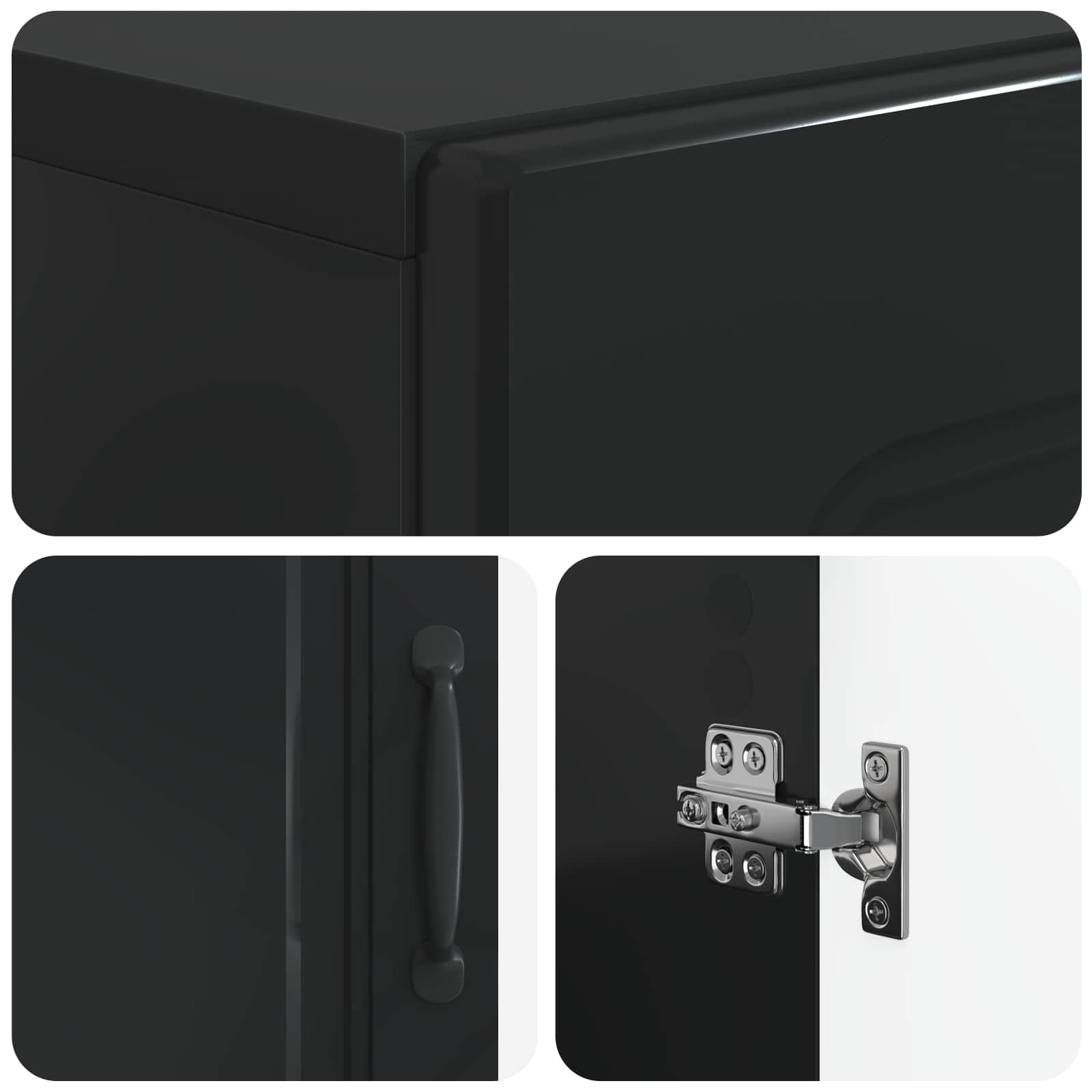 Mobile per scarpe UTRECHT 59,5 x 39,5 x 87 cm Nero