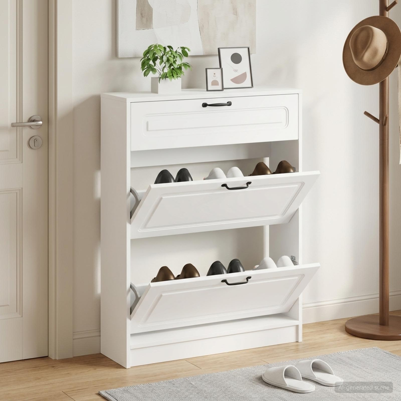 Mobile per scarpe UTRECHT 78 x 24 x 100 cm Legno ingegnerizzato
