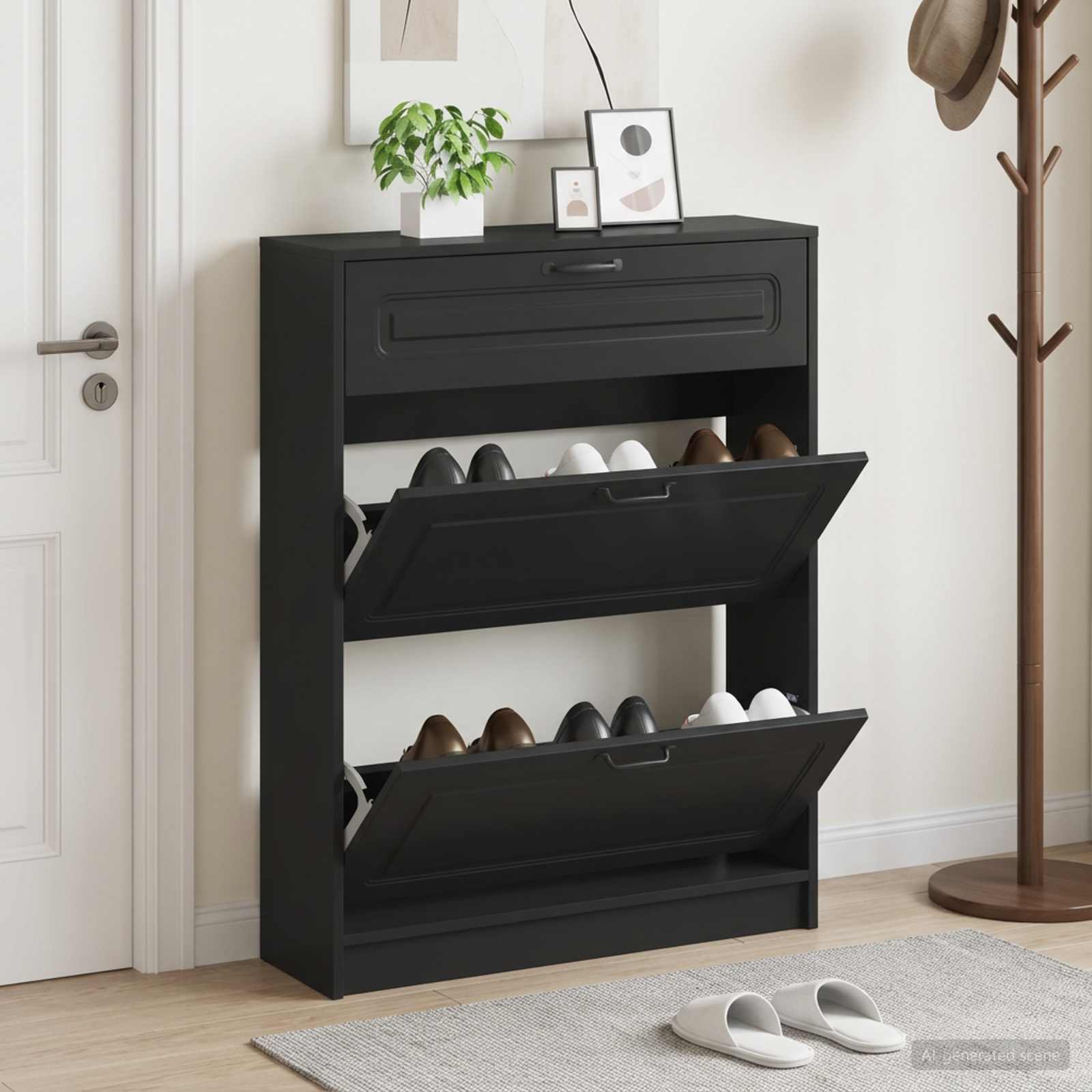 Mobile per scarpe UTRECHT 78 x 24 x 100 cm Legno ingegnerizzato