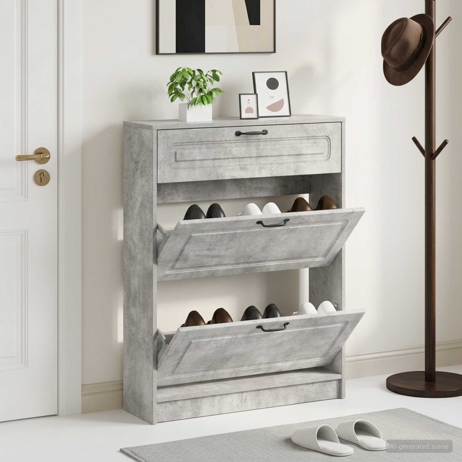 Mobile per scarpe UTRECHT 78 x 24 x 100 cm Legno ingegnerizzato