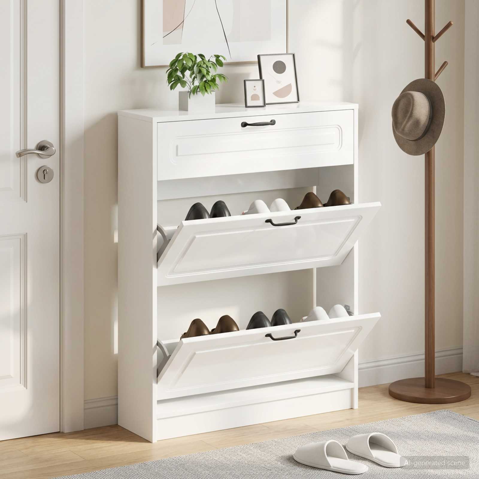 Mobile per scarpe UTRECHT 78 x 24 x 100 cm Legno ingegnerizzato