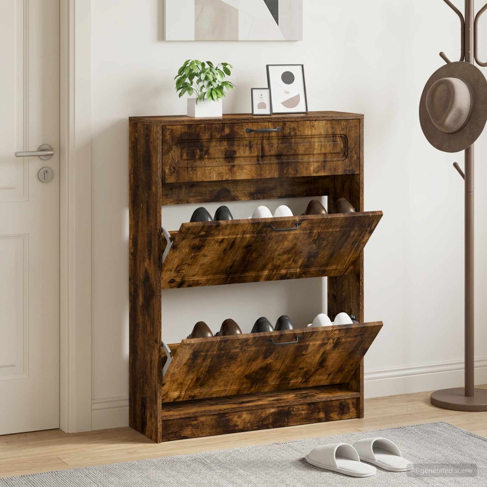 Mobile per scarpe UTRECHT 78 x 24 x 100 cm Legno ingegnerizzato