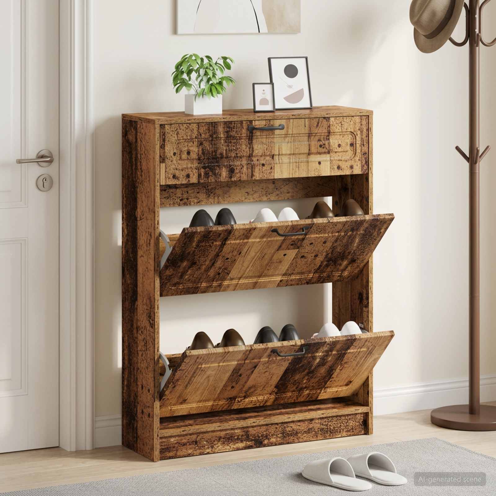 Mobile per scarpe UTRECHT 78 x 24 x 100 cm Legno ingegnerizzato
