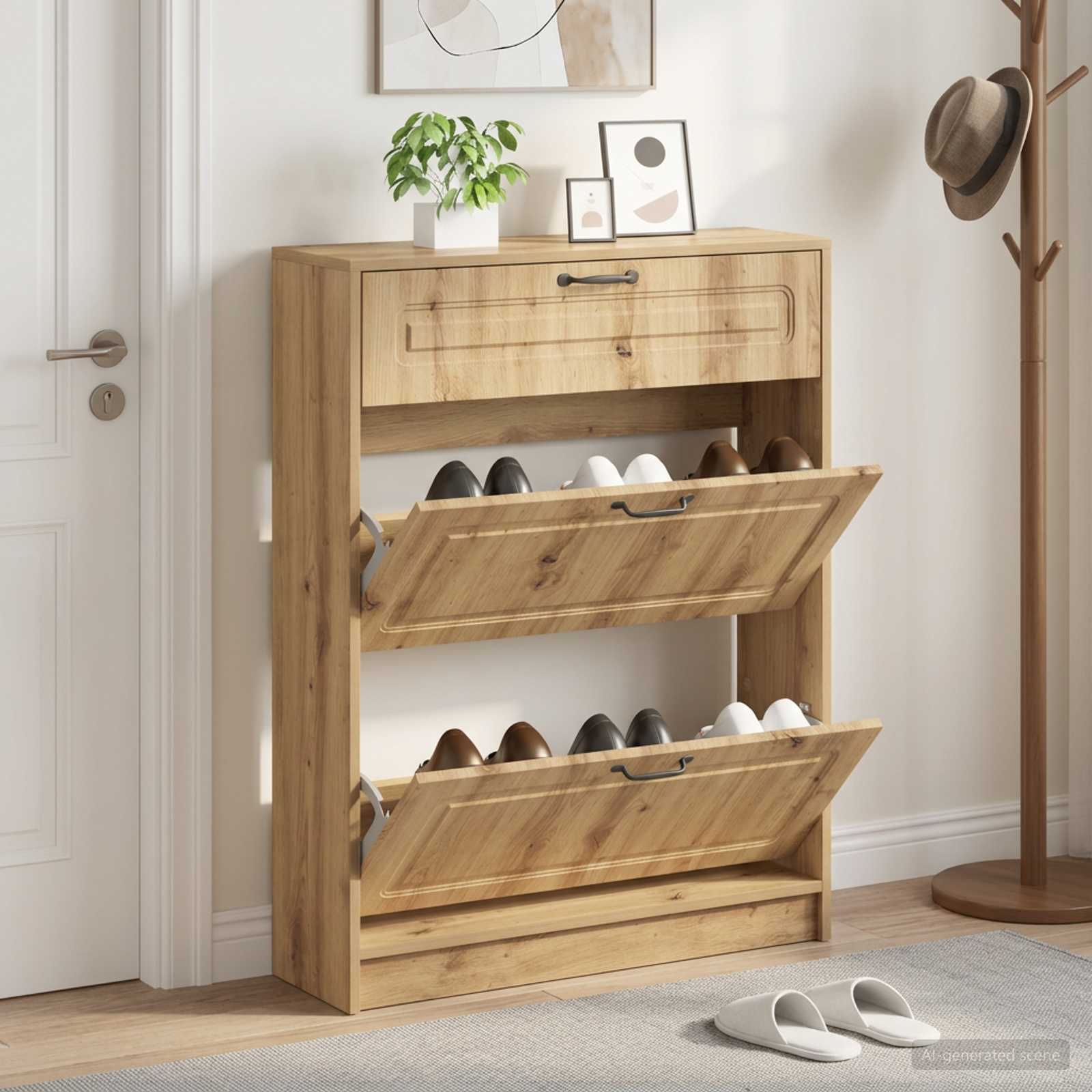 Mobile per scarpe UTRECHT 78 x 24 x 100 cm Legno ingegnerizzato