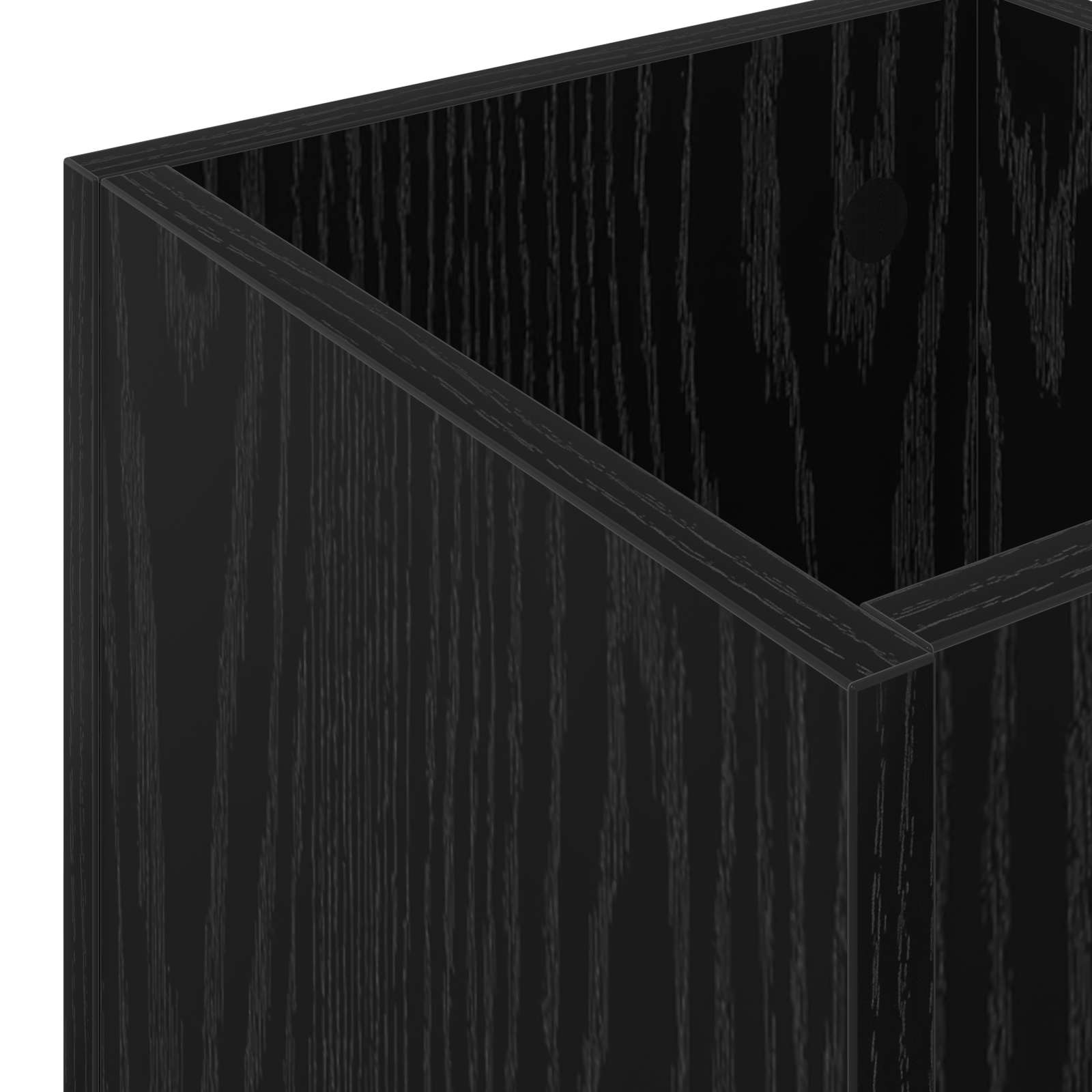 Supporto per Ombrellone Rovere Nero 25 x 24,5 x 64 cm