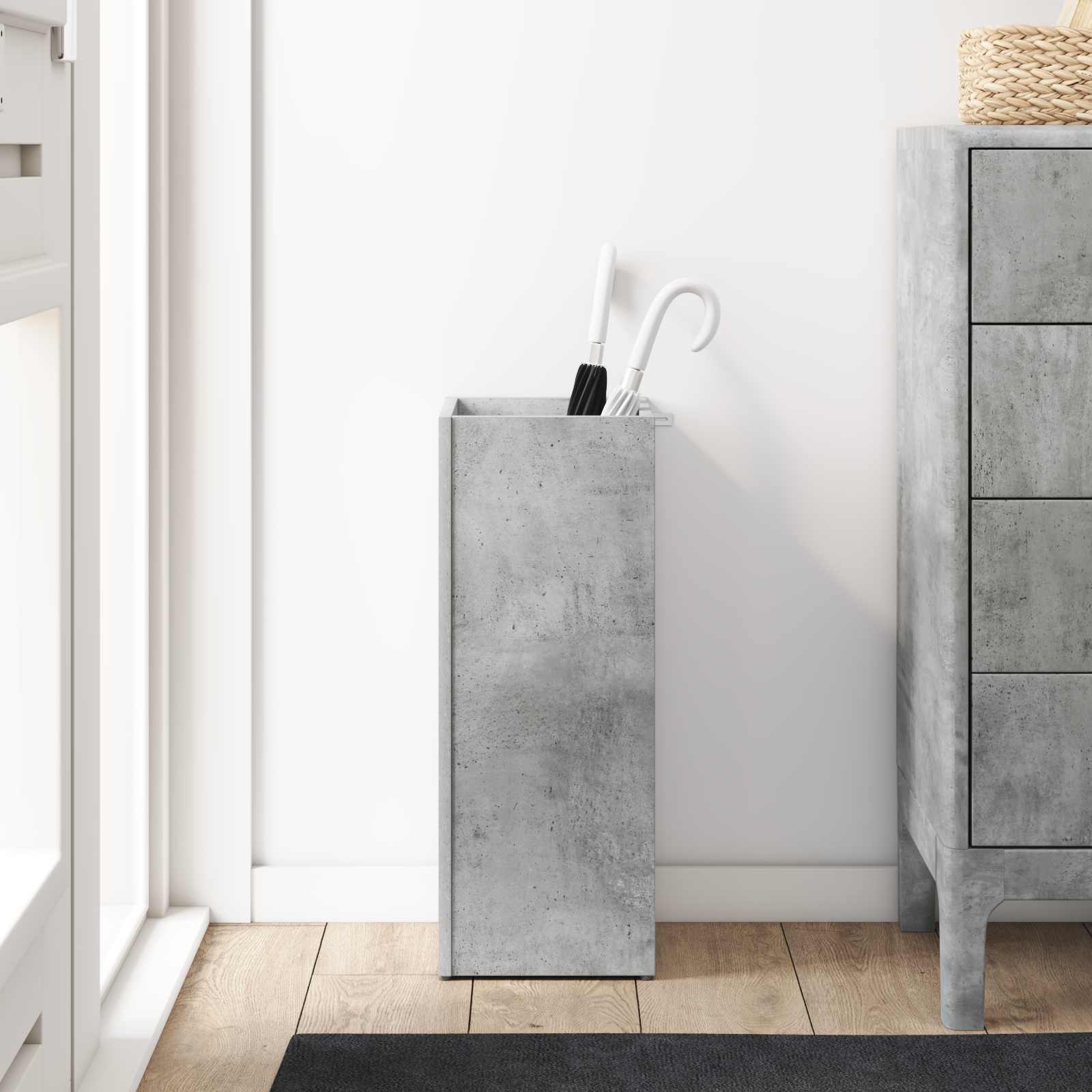 Supporto per Ombrellone Grigio cemento 25 x 24,5 x 64 cm