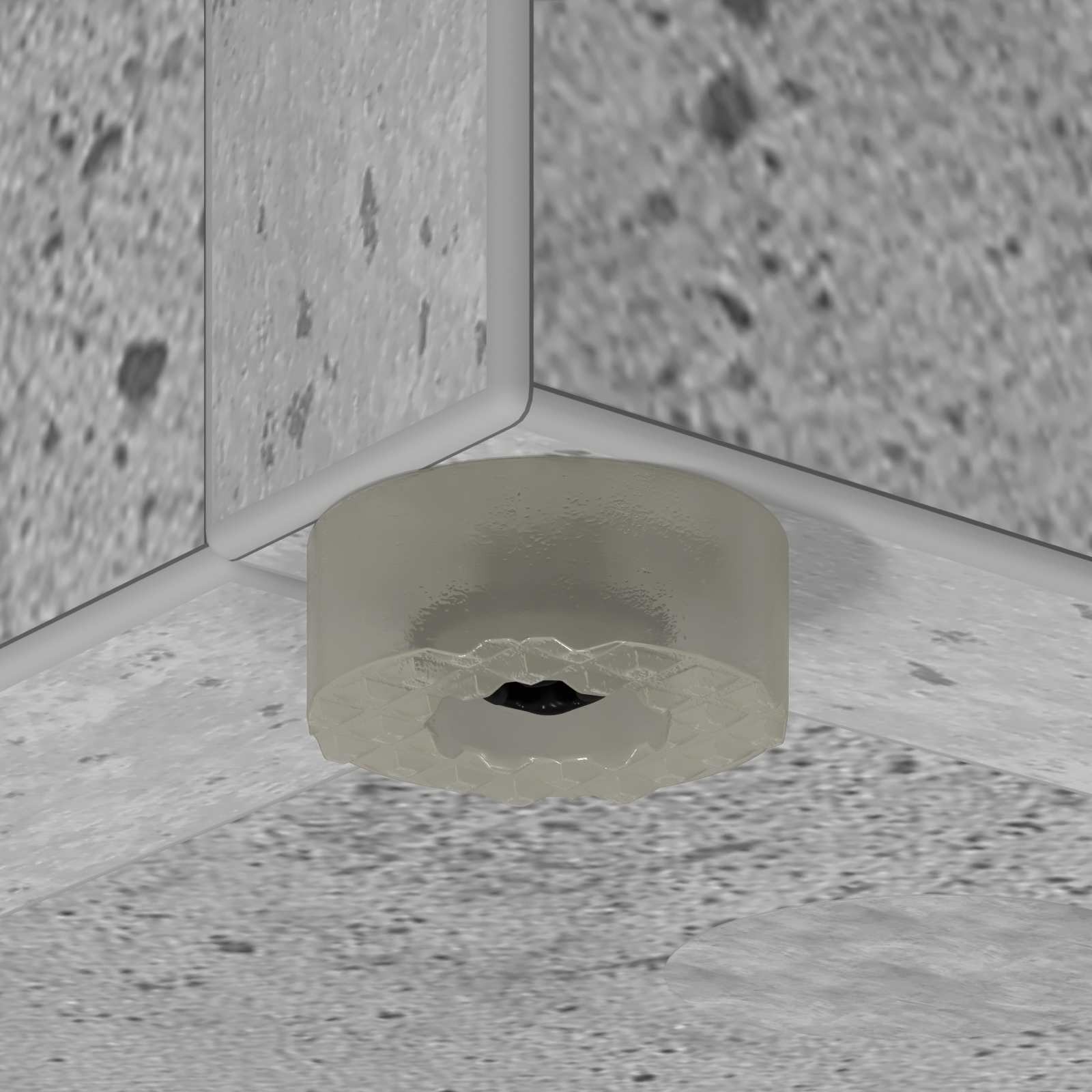 Supporto per Ombrellone Grigio cemento 25 x 24,5 x 64 cm