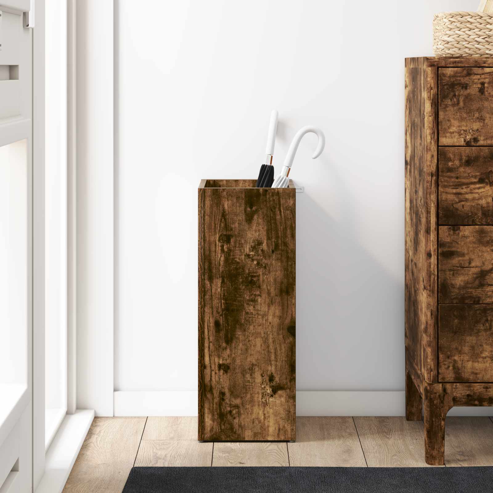 Supporto per Ombrellone Rovere fumé 25 x 24,5 x 64 cm