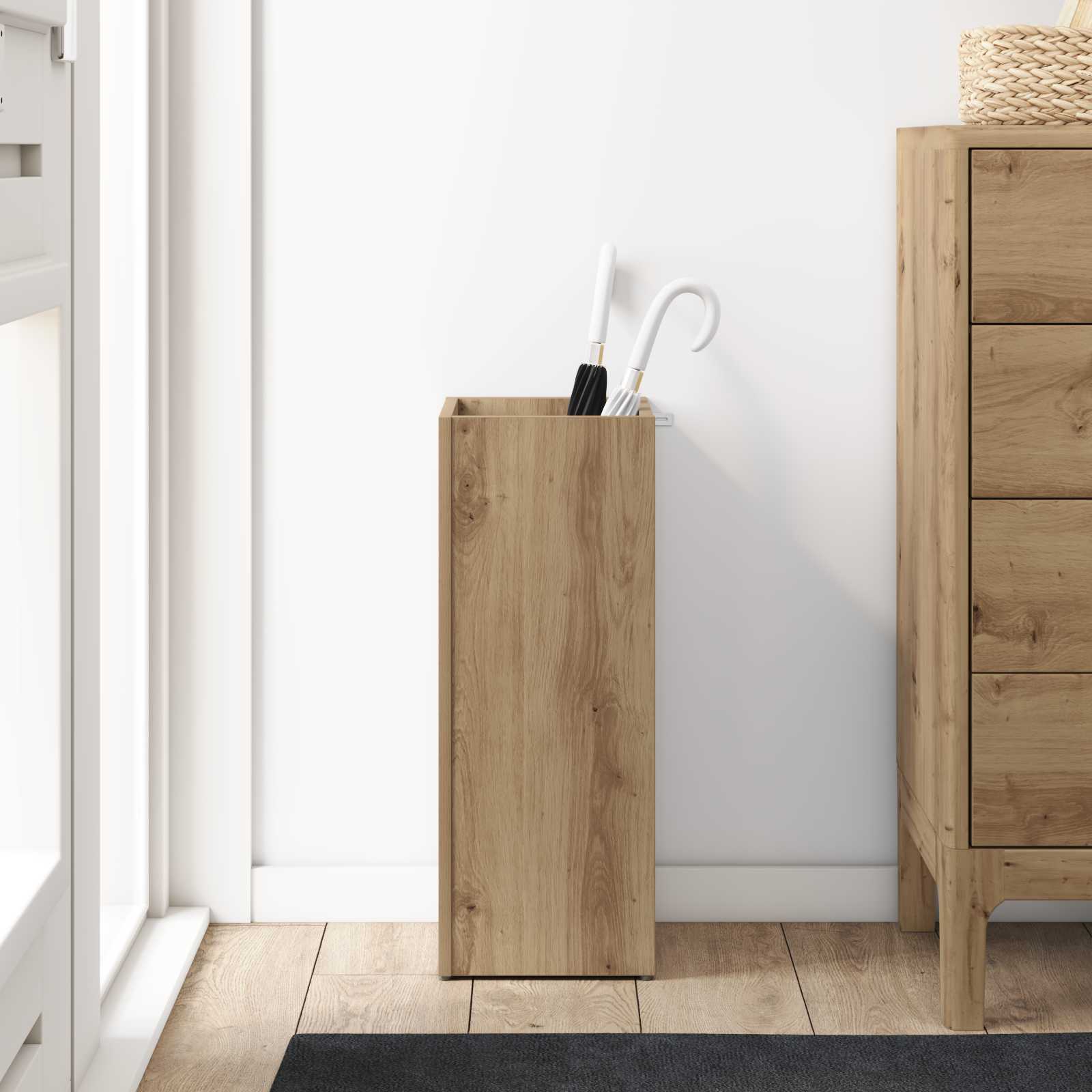 Supporto per Ombrellone Rovere artigianale 25 x 24,5 x 64 cm