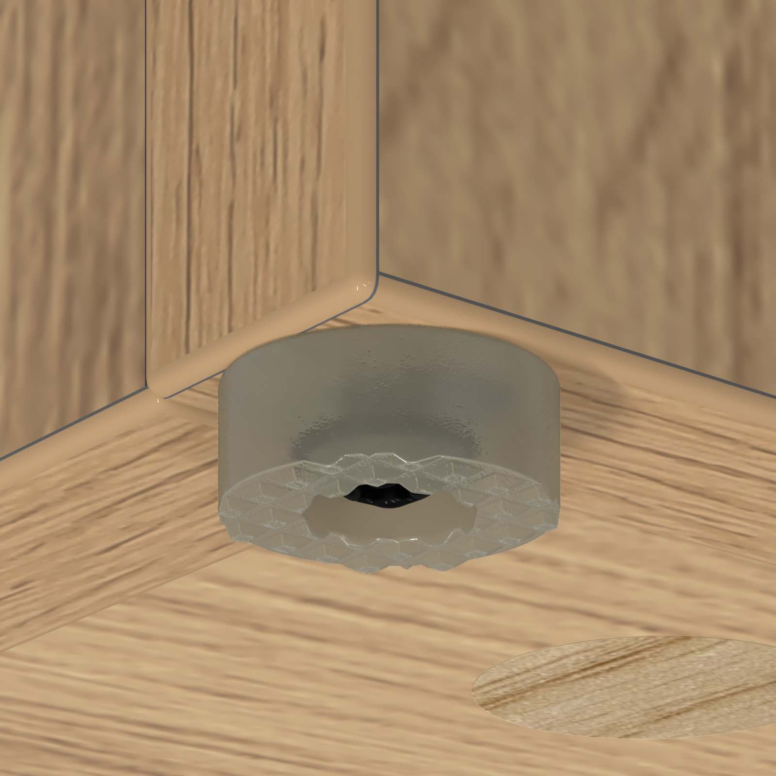 Supporto per Ombrellone Rovere artigianale 25 x 24,5 x 64 cm