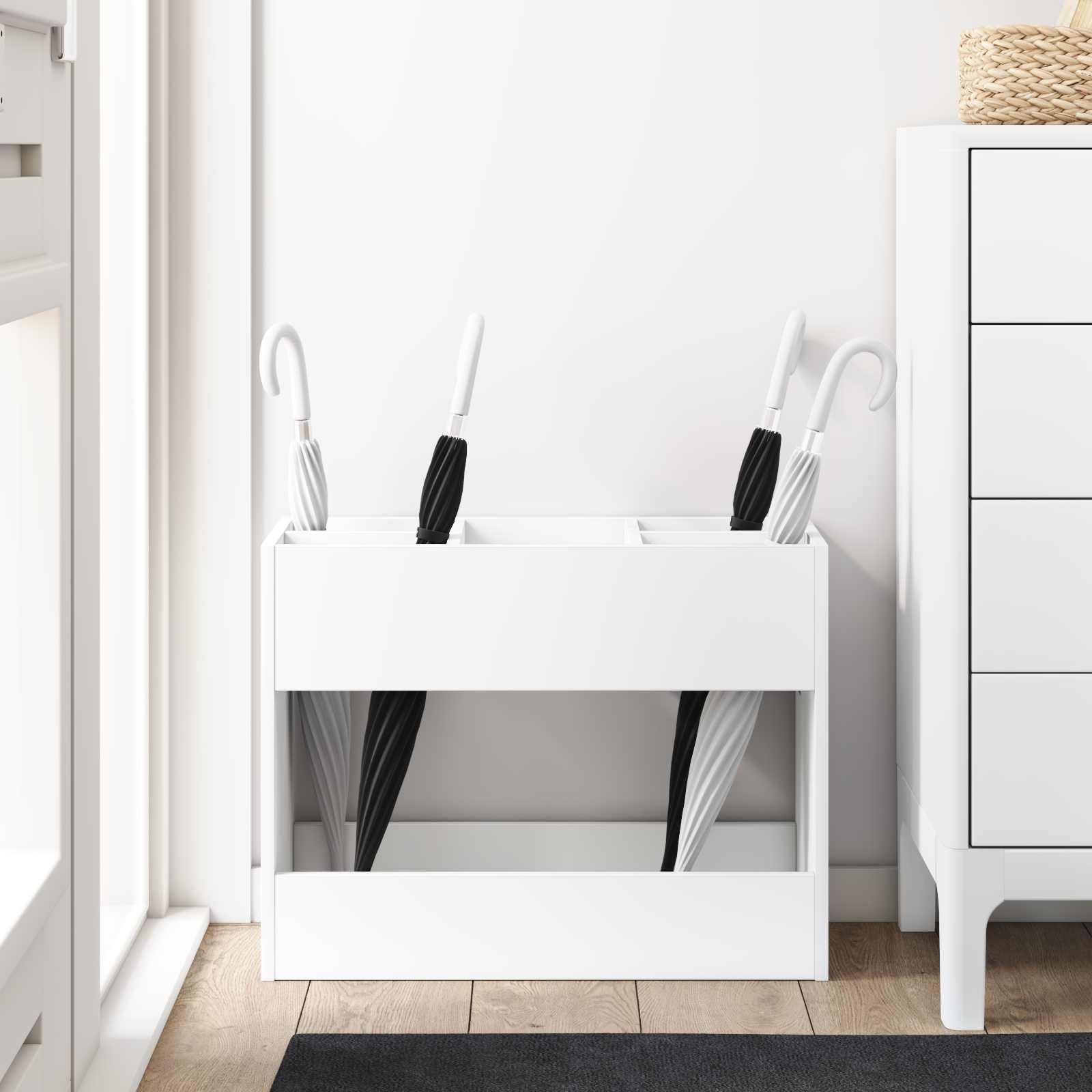 Supporto per Ombrellone Bianco 65 x 24 x 50 cm