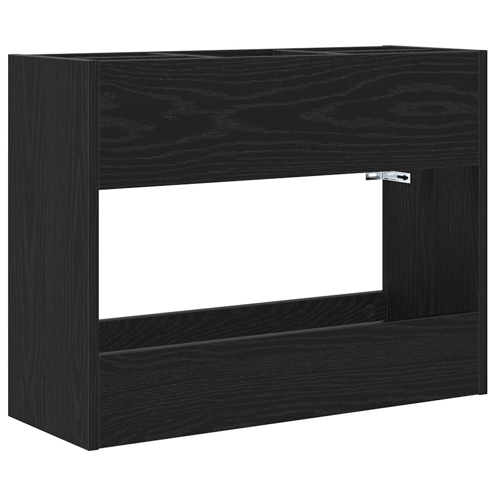 Supporto per Ombrellone Rovere Nero 65 x 24 x 50 cm