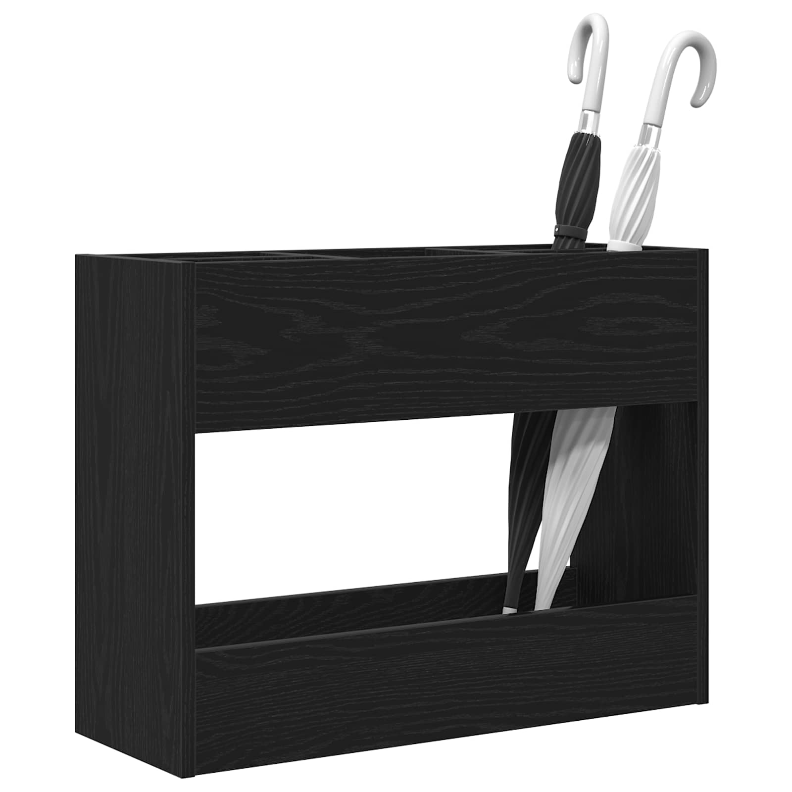 Supporto per Ombrellone Rovere Nero 65 x 24 x 50 cm