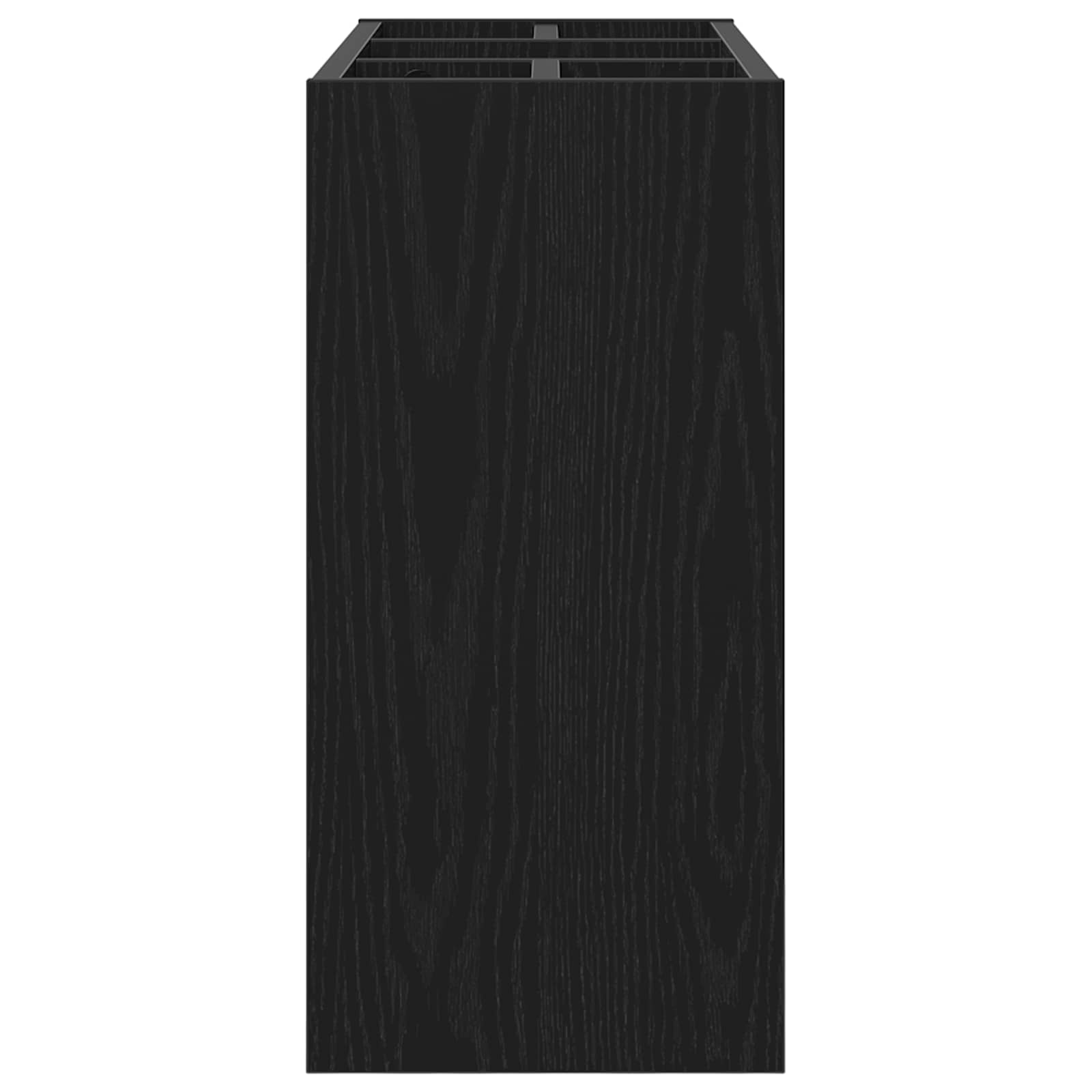Supporto per Ombrellone Rovere Nero 65 x 24 x 50 cm