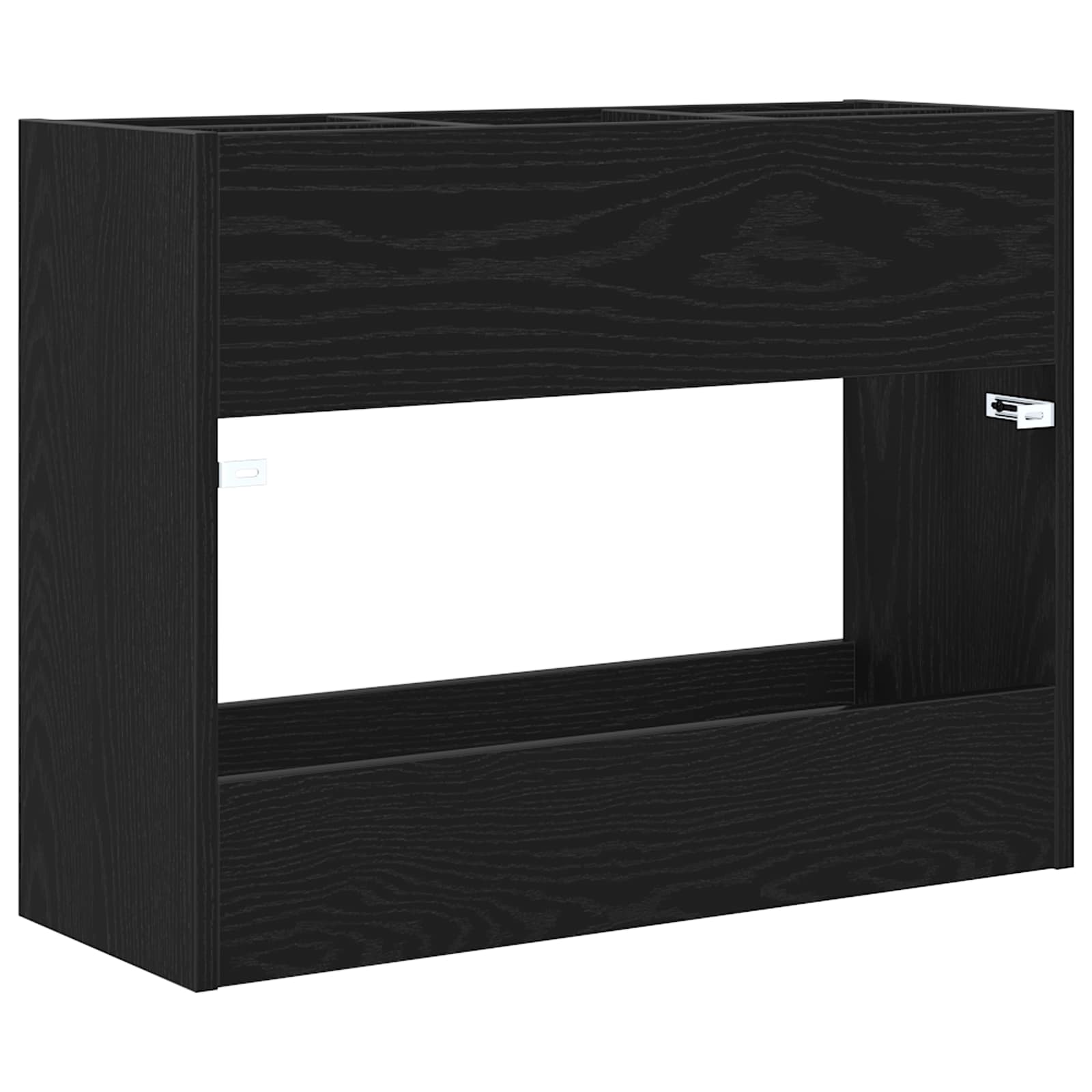Supporto per Ombrellone Rovere Nero 65 x 24 x 50 cm