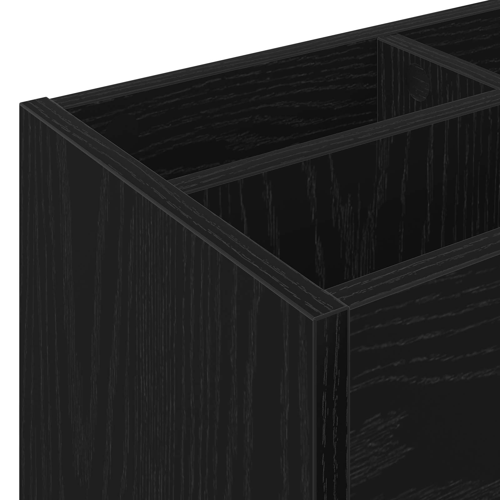 Supporto per Ombrellone Rovere Nero 65 x 24 x 50 cm